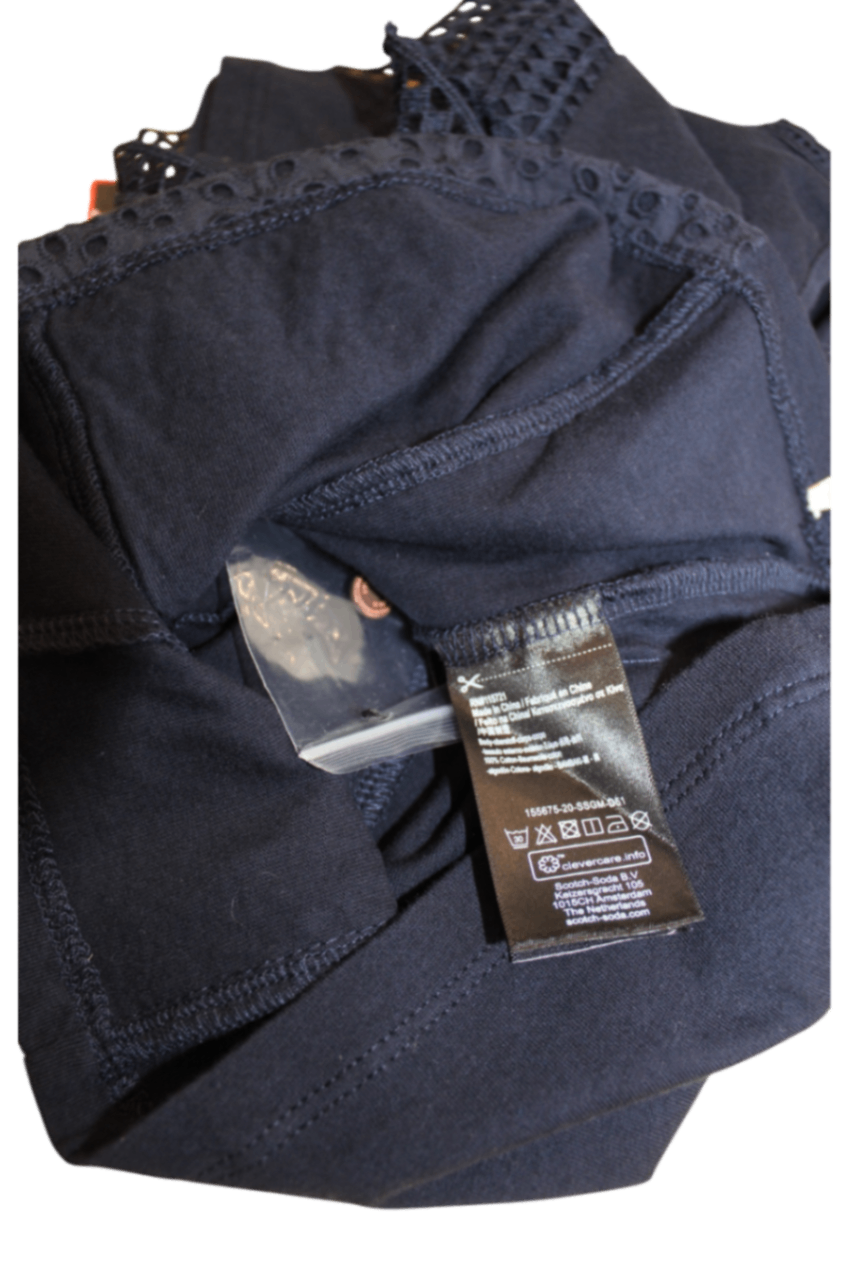 Scotch & Soda Blouse, Navy, 4