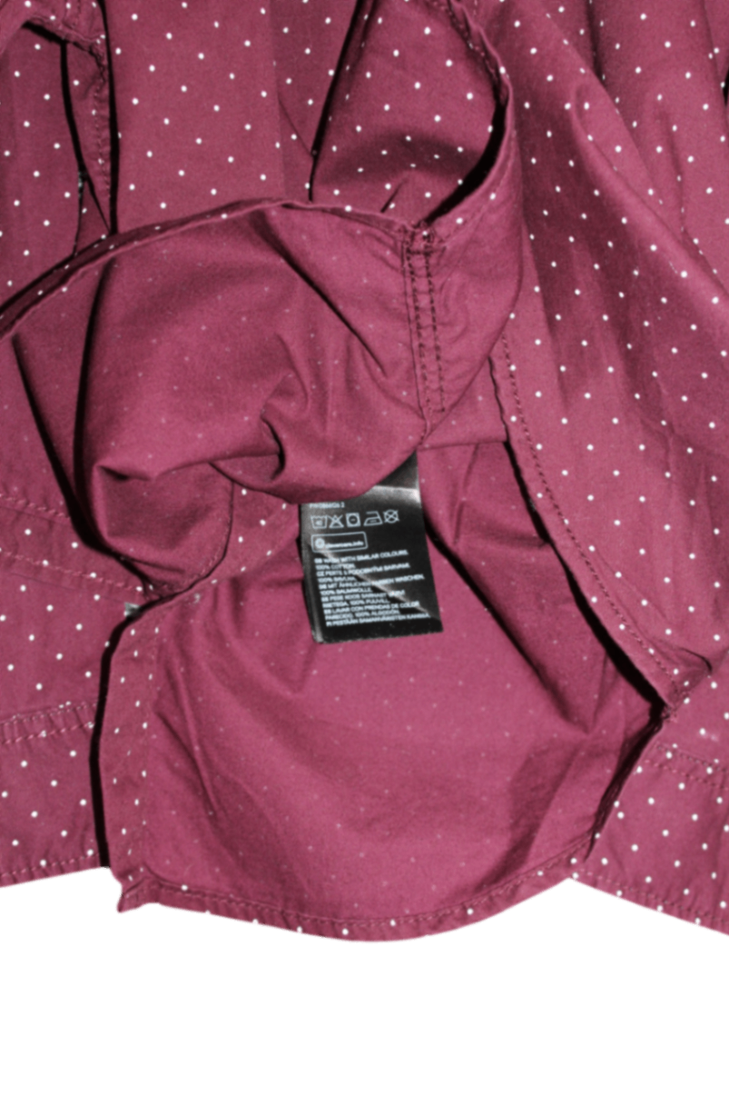 H&M Shirt, Burgundy, 6-7
