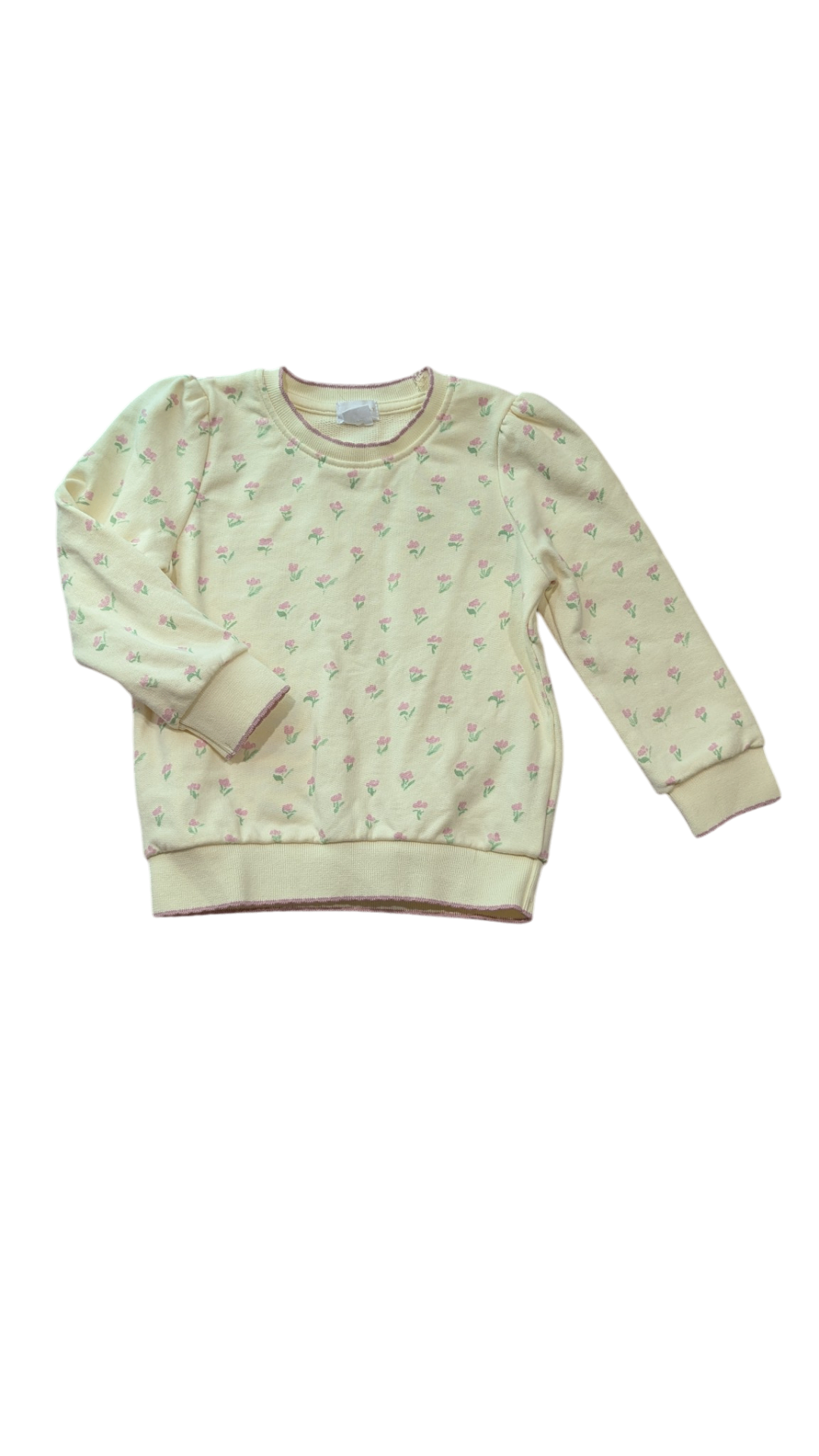 Jamie Kay Jumper, Cream w Flower Print, 3