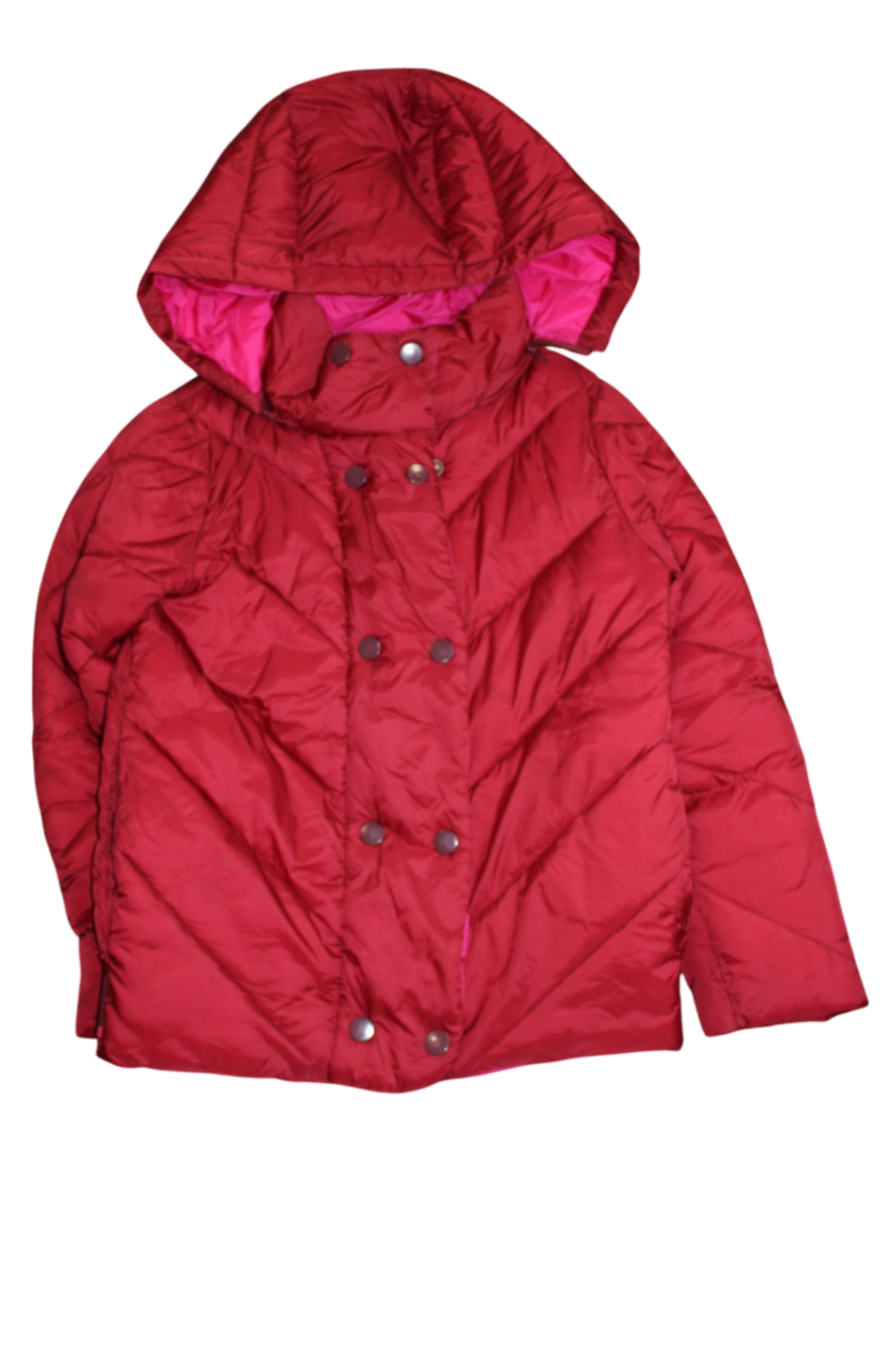 Scotch & Soda R'Belle Puffer Jacket, Maroon/Pink, 6-7