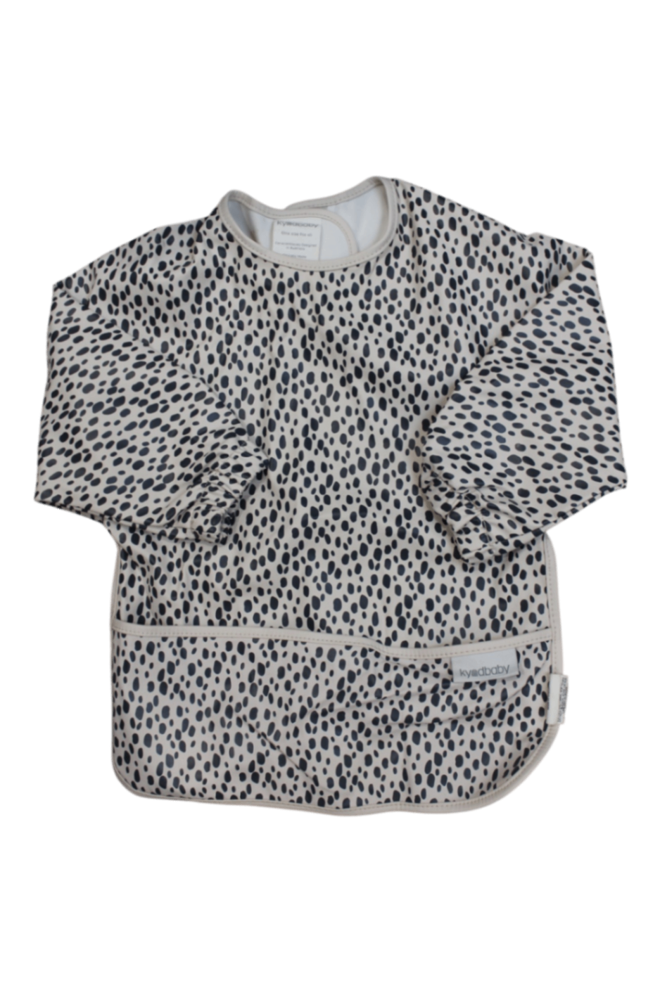 Kynd Baby Long-Sleeve T-Shirt, Cream and black,