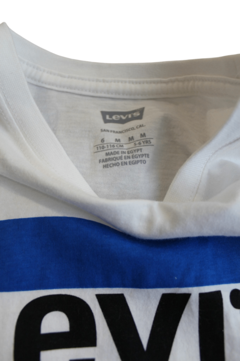 Levi's T-Shirt, White, 5-6