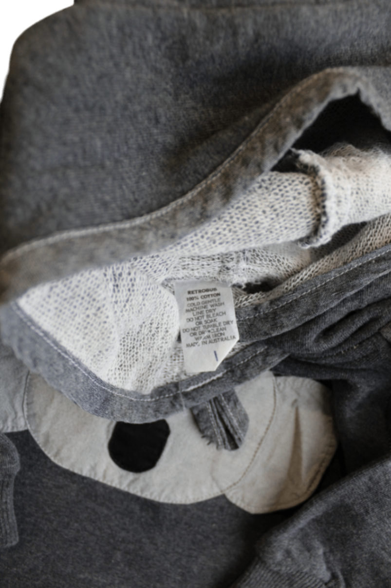 RETROBUB Hoodie, Grey, 1