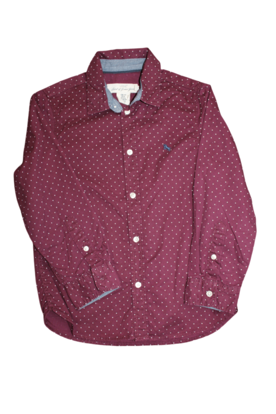H&M Shirt, Burgundy, 6-7