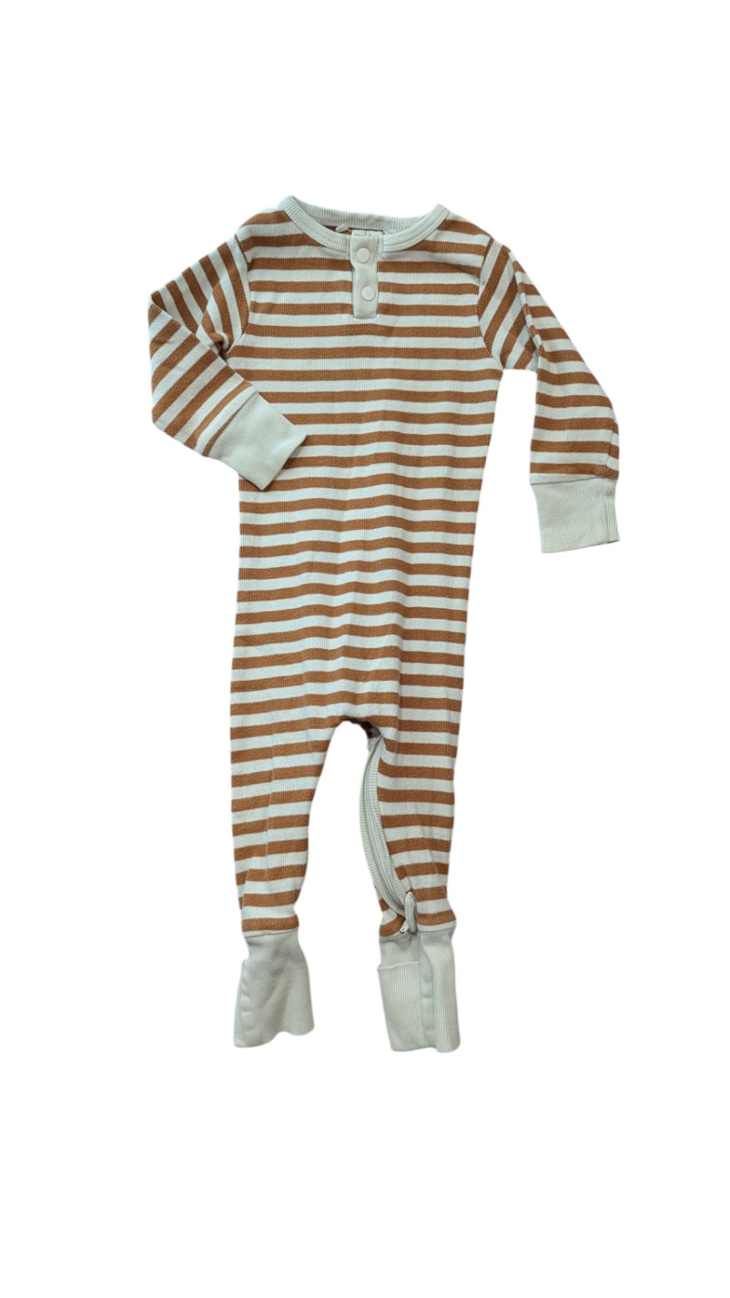 Snugglehunny Jumpsuit, Brown and white, 0