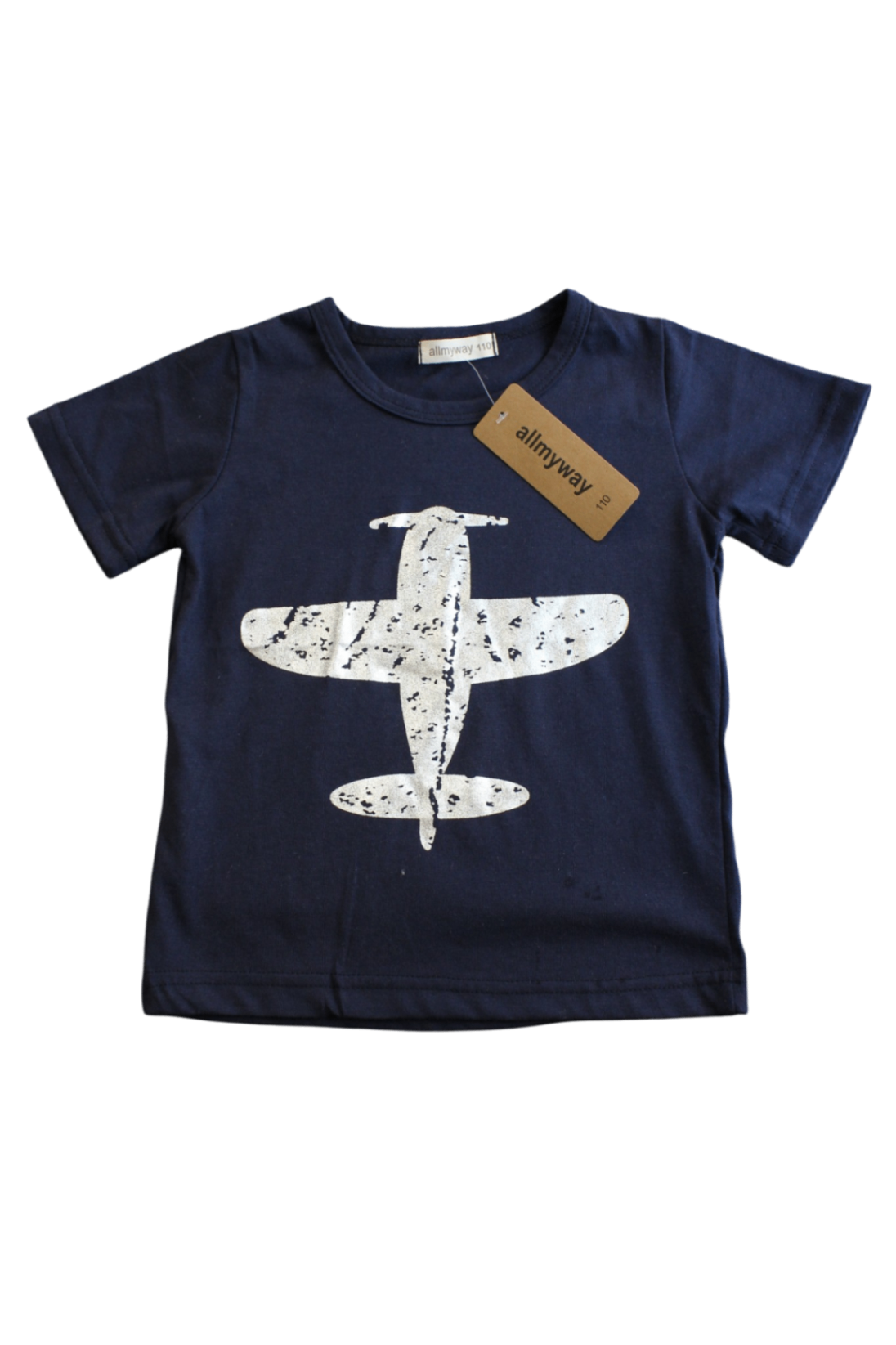 allmyway T-Shirt, Navy, 4-5