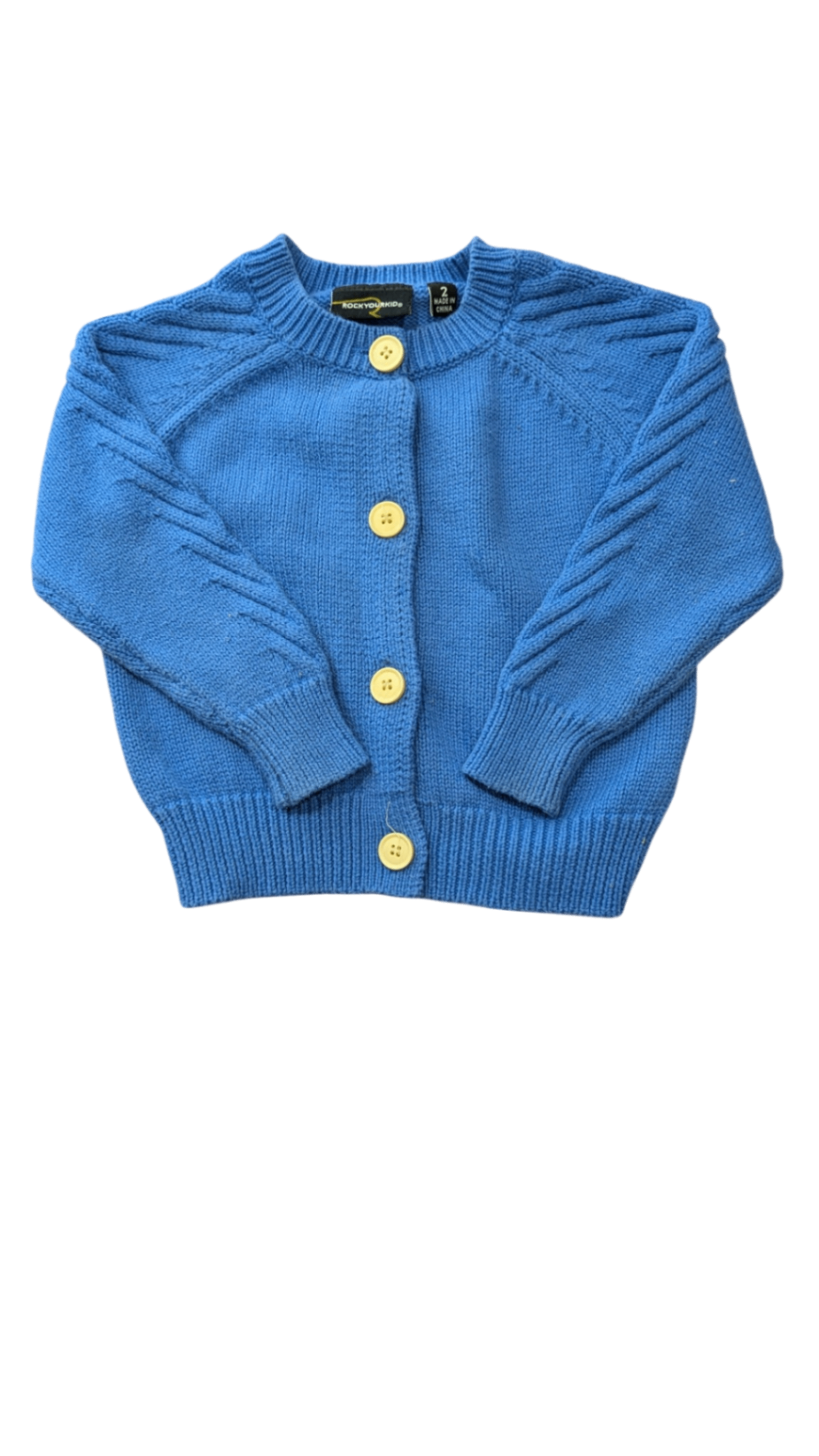 Rock Your Kid Cardigan, Blue, 2