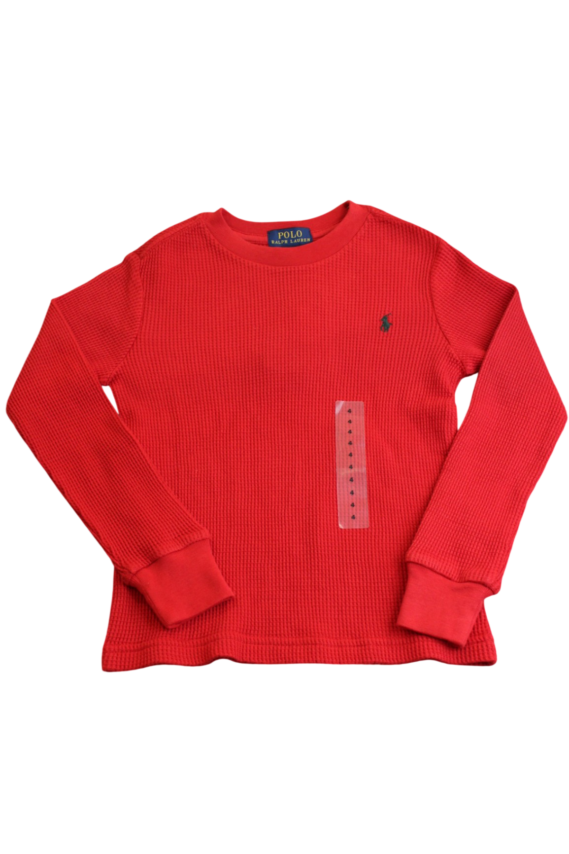 Ralph Lauren Long-Sleeve Top, Red, 4
