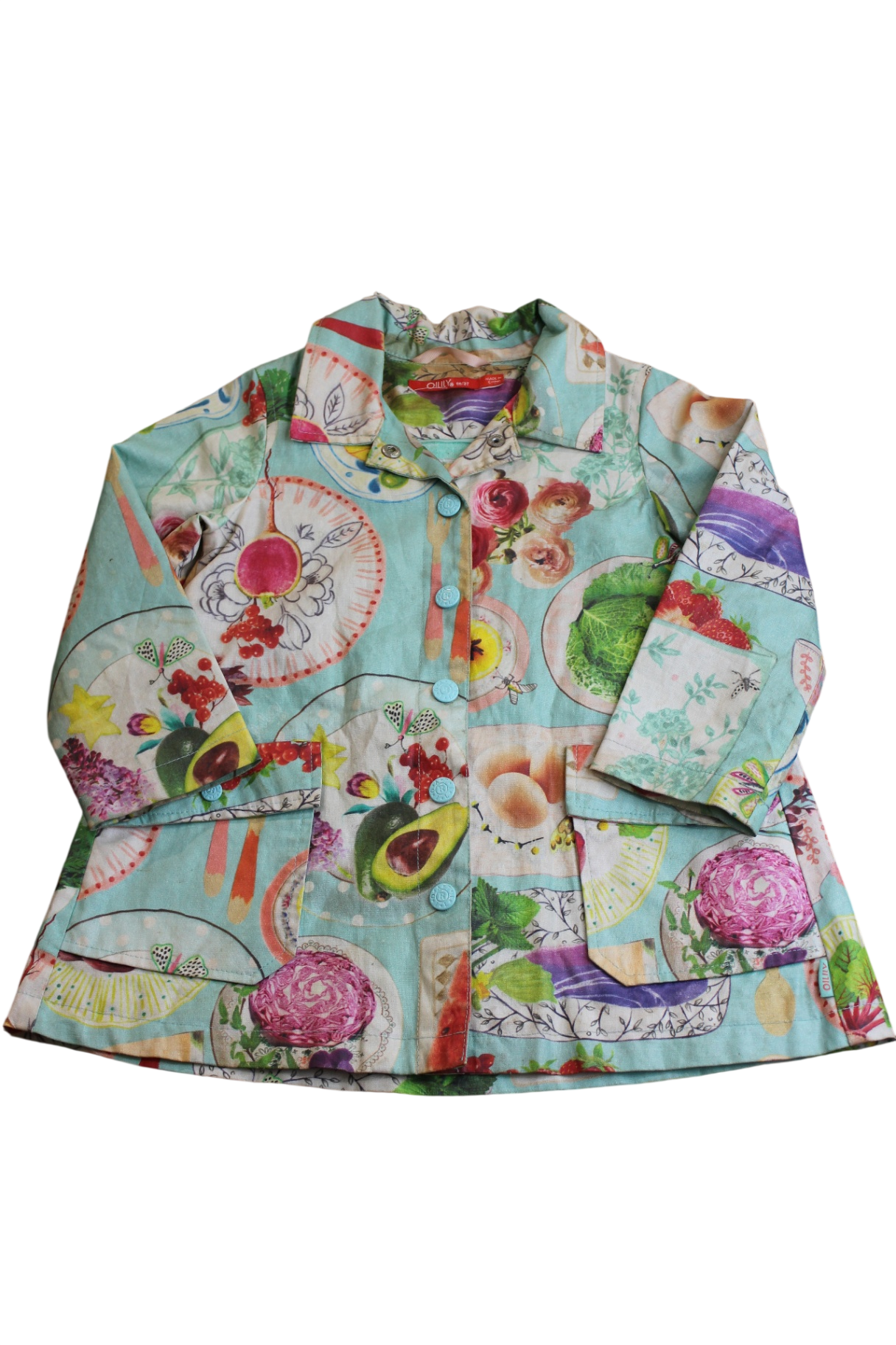Oilily Jacket, Turquoise multicolour, 3
