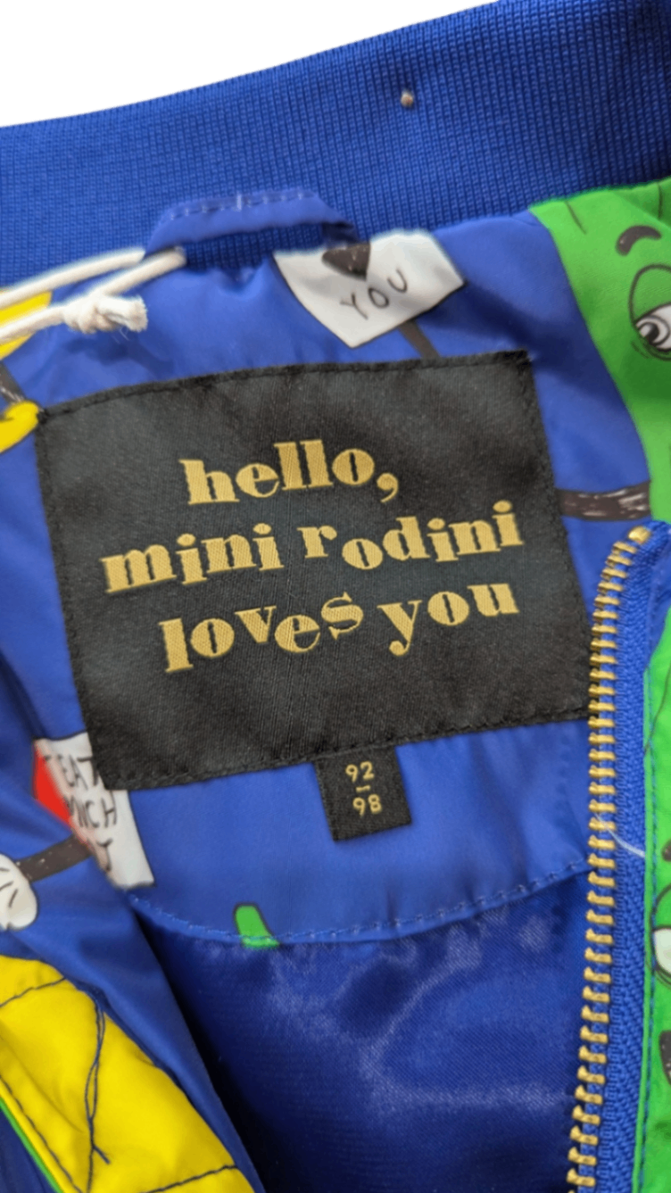Mini Rodini Jacket, Blue, 92/98