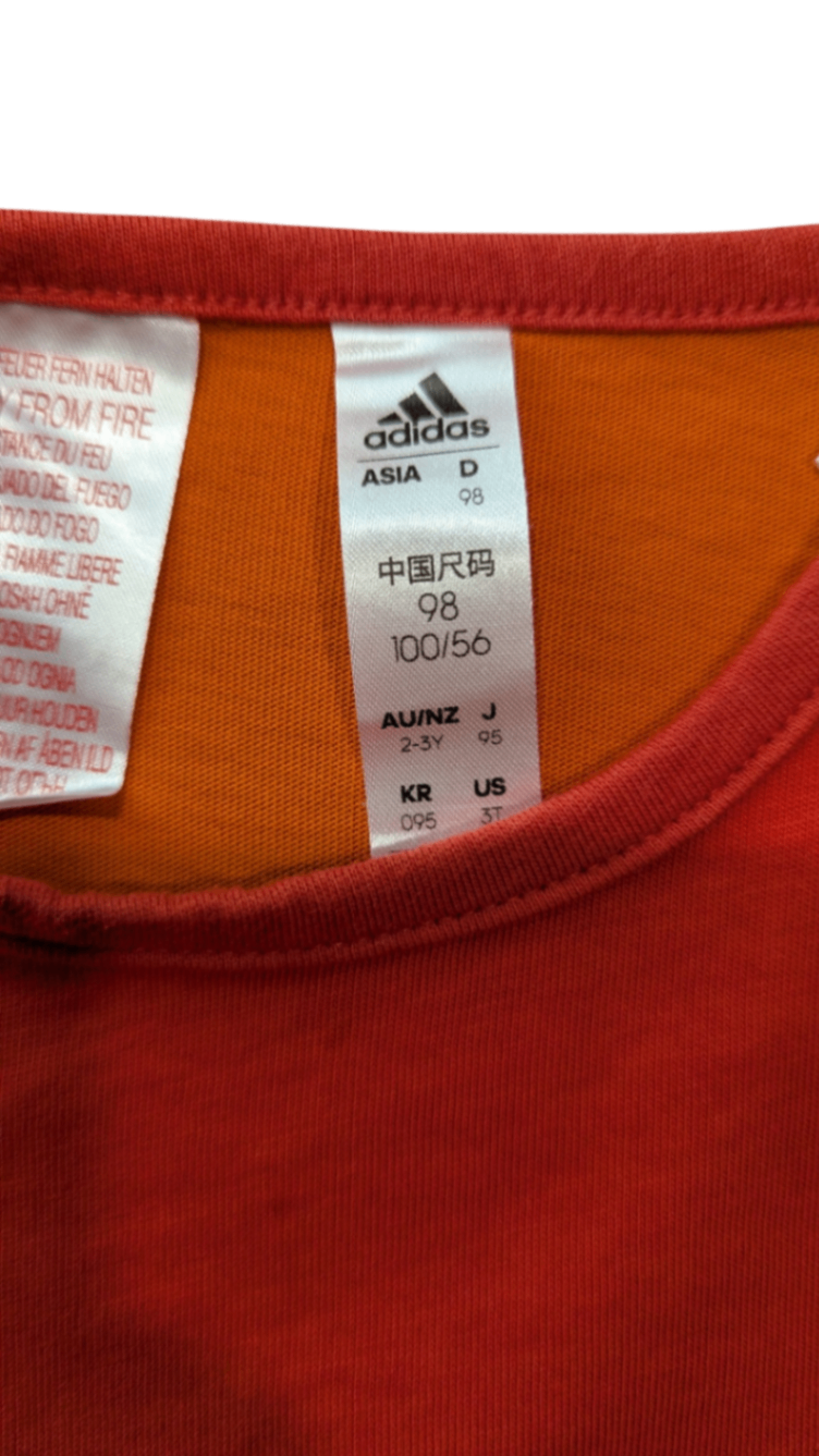 Adidas x Marimekko Dress, Red and Orange, 2-3