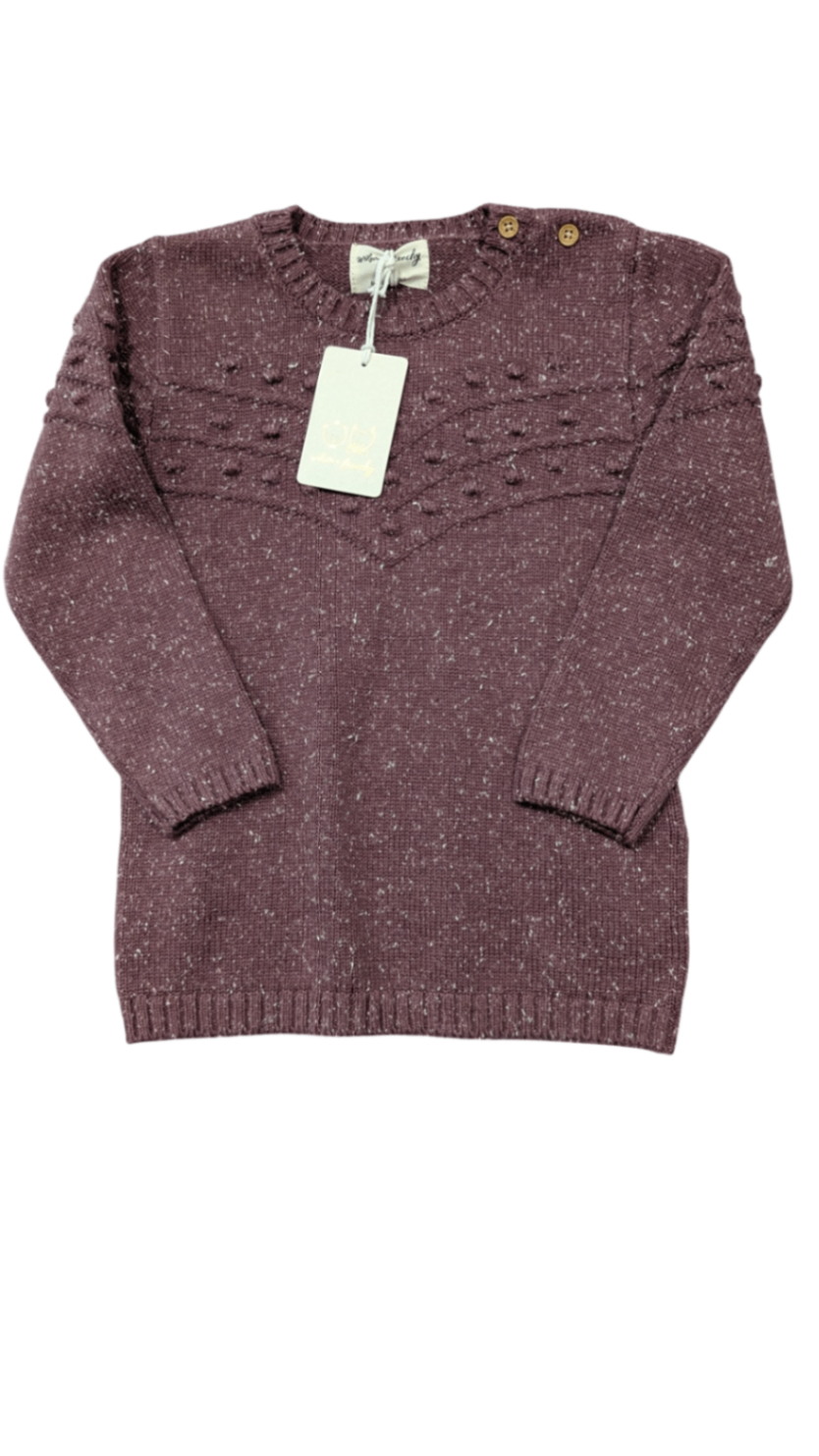 Wilson + Frenchy Jumper, Burgundy, 2