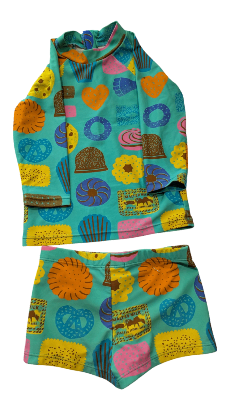 Gorman Playground Swim Shorts, Turquoise multicolour, 2