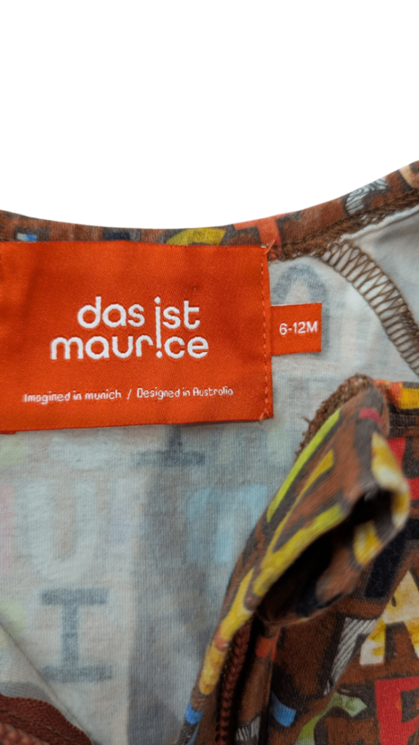 Das Ist Maurice Playsuit, Brown Multicolour, 0