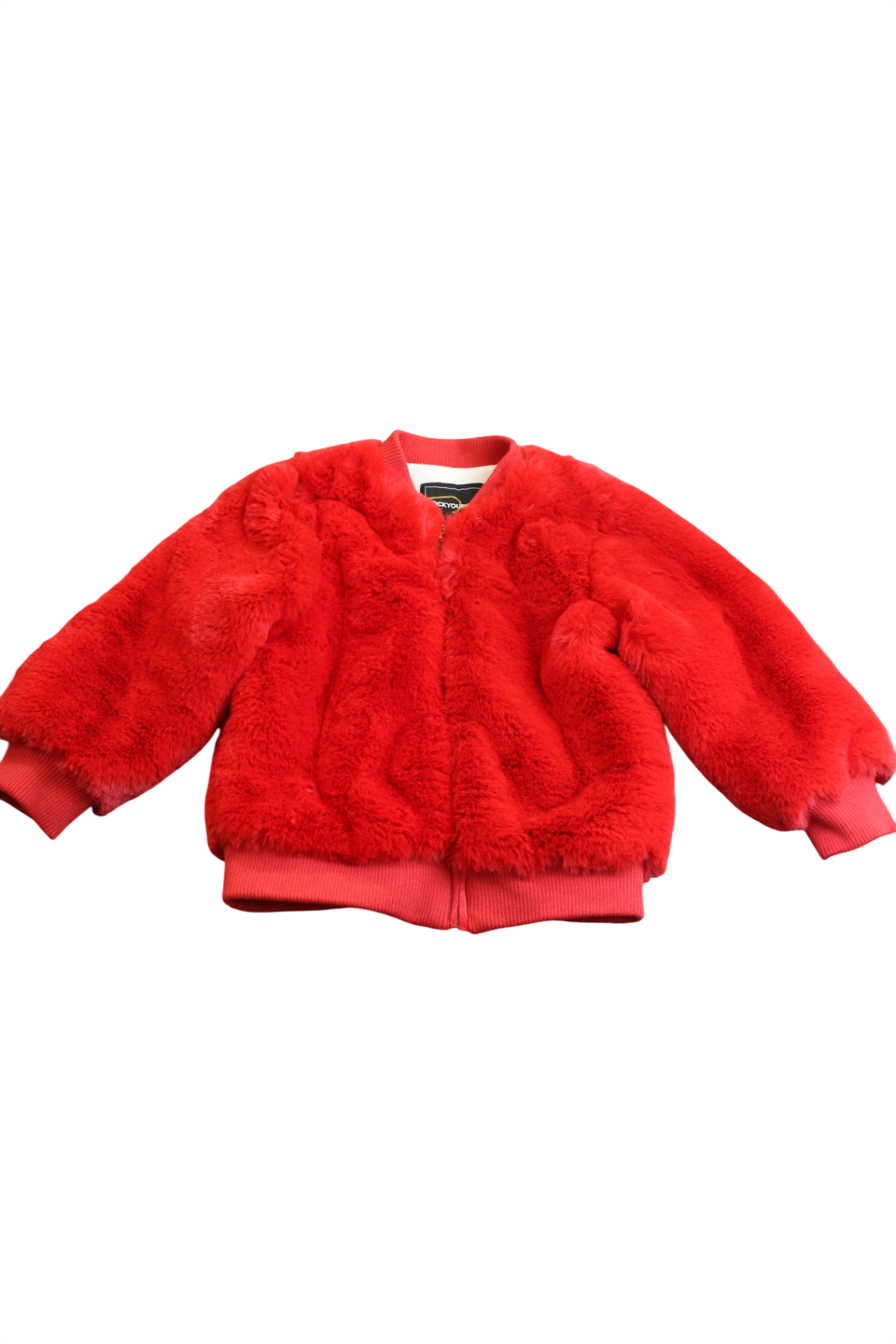 Rock Your Kid Bomber Jacket, Red, 4