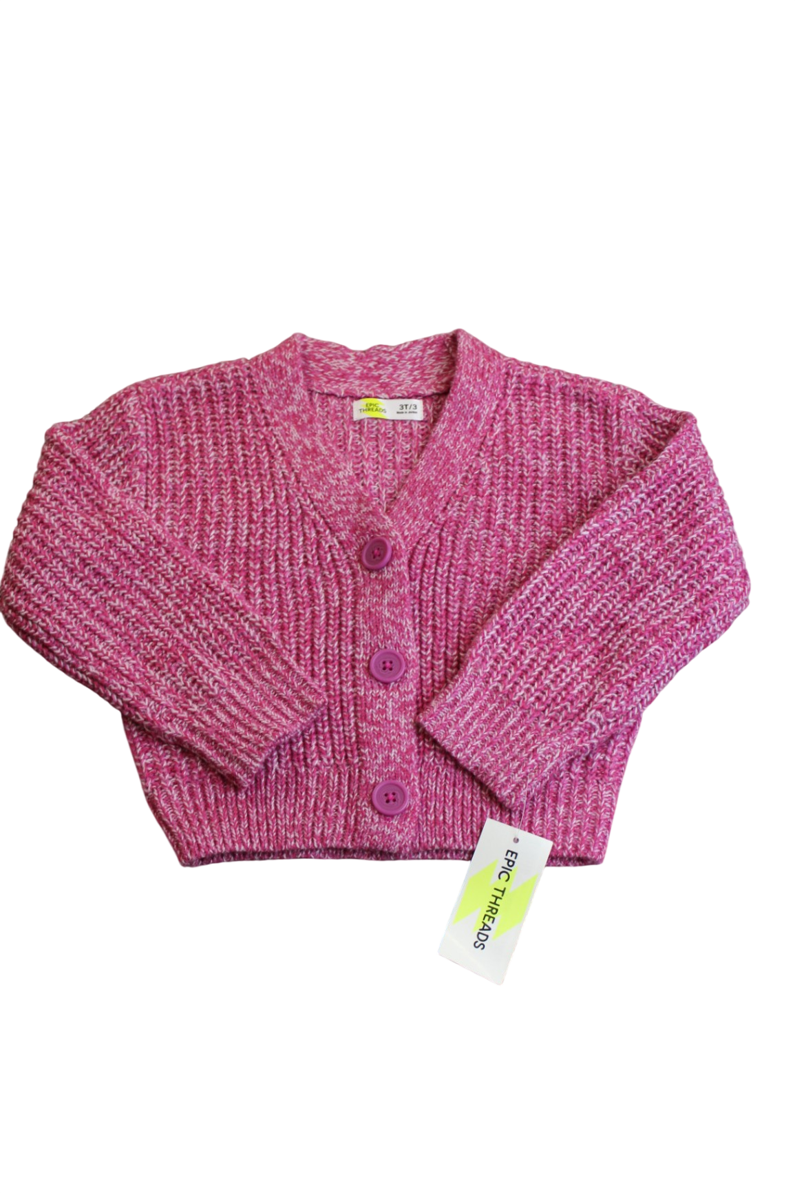 Epic Threads Cardigan, Pink, 3