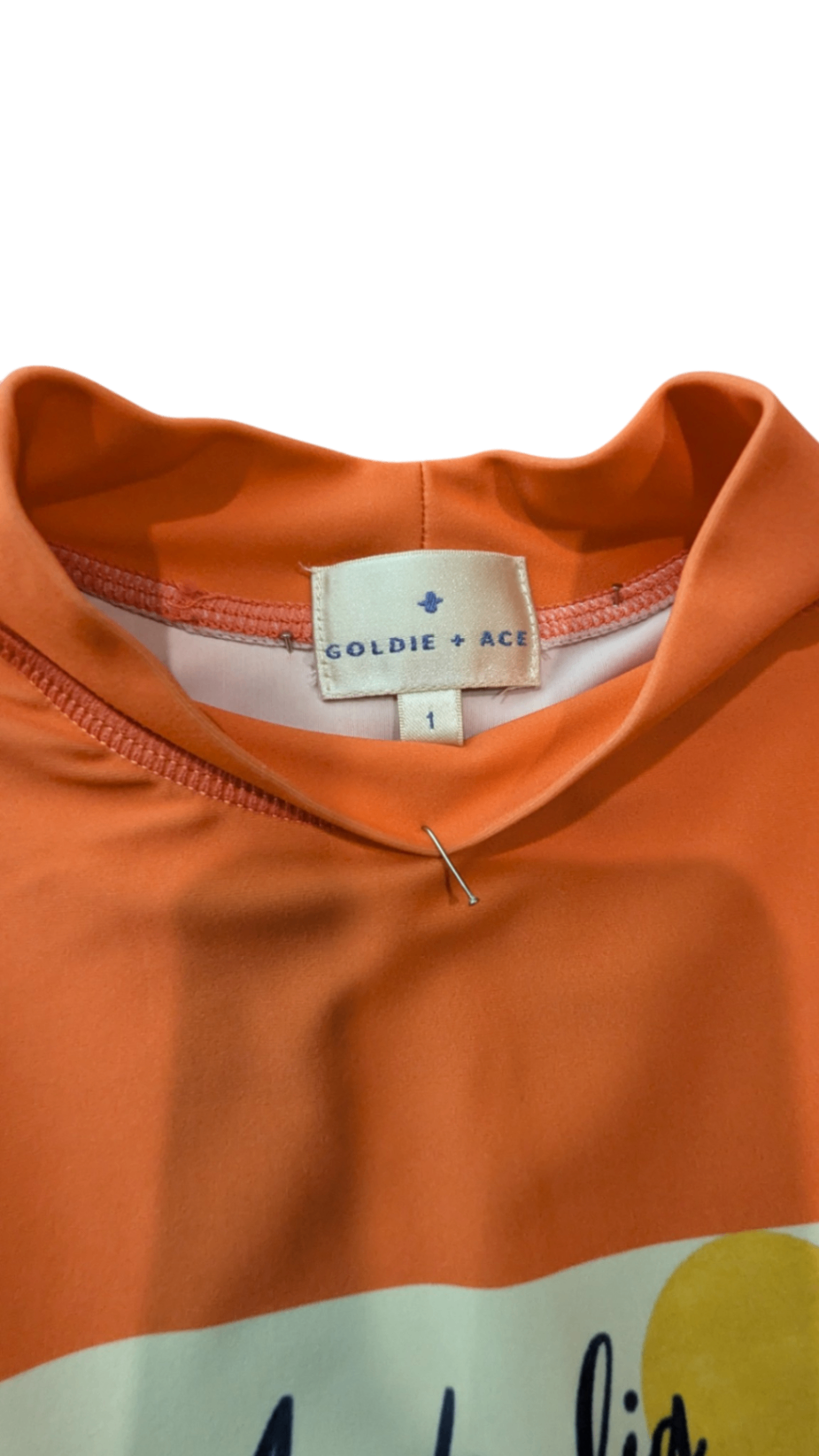 Goldie + Ace Long-Sleeve T-Shirt, Orange, 1