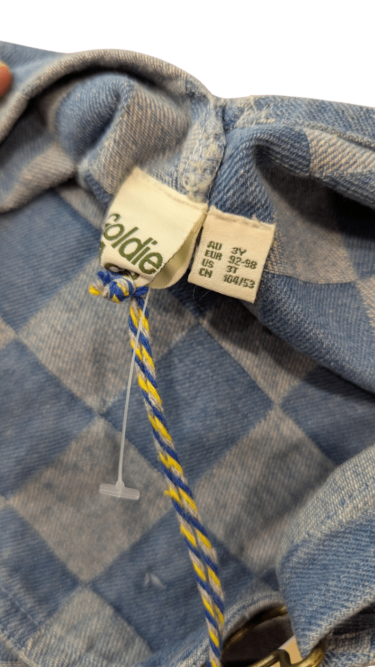 Goldie + Ace Overalls, Blue, 3