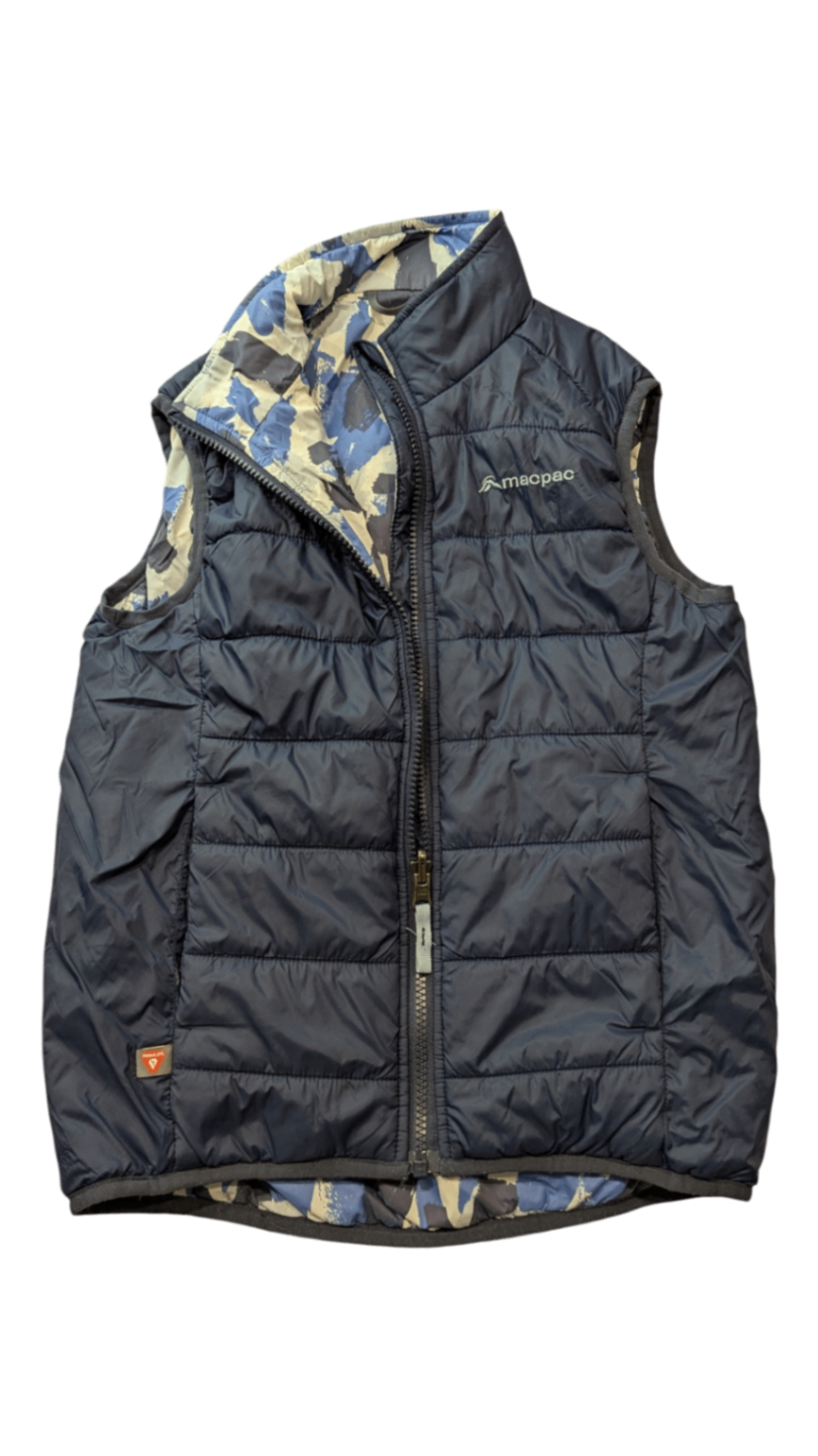 Macpac Puffer Vest, Navy Blue, 8