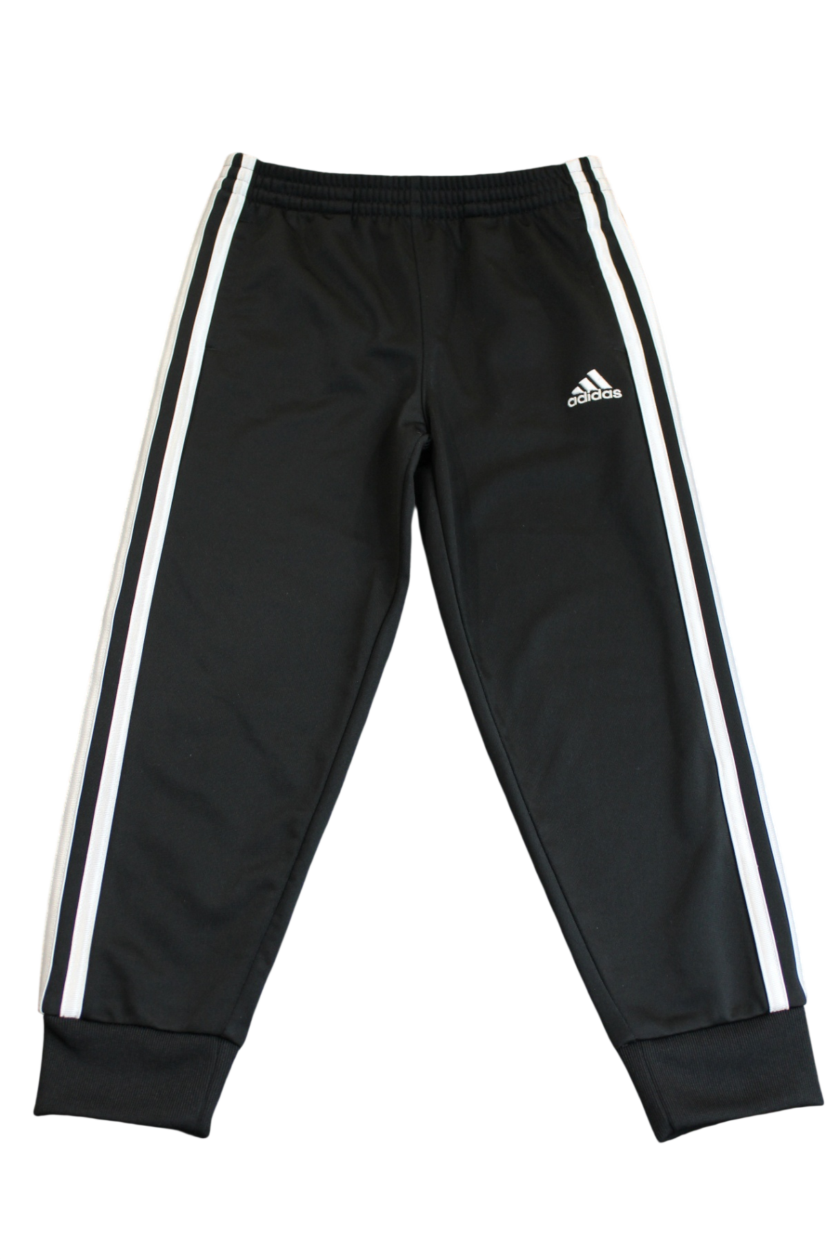 Adidas Trackpants, Black with white stripes, 5