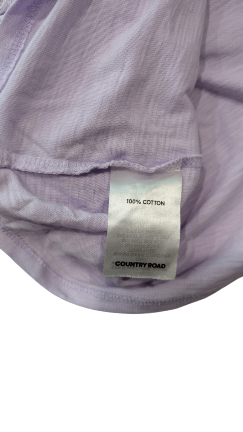 Country Road Long-Sleeve T-Shirt, Light lavender, 8