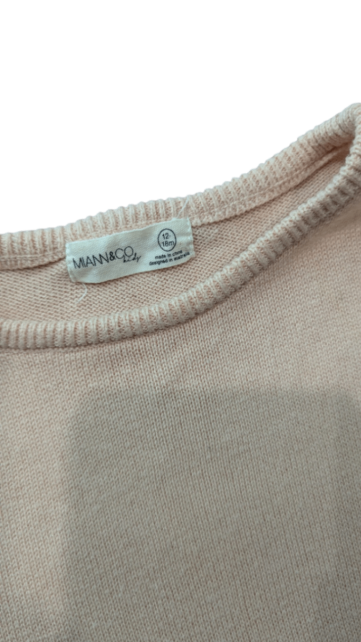 MANN&CO Baby T-Shirt, Pale Pink, 1