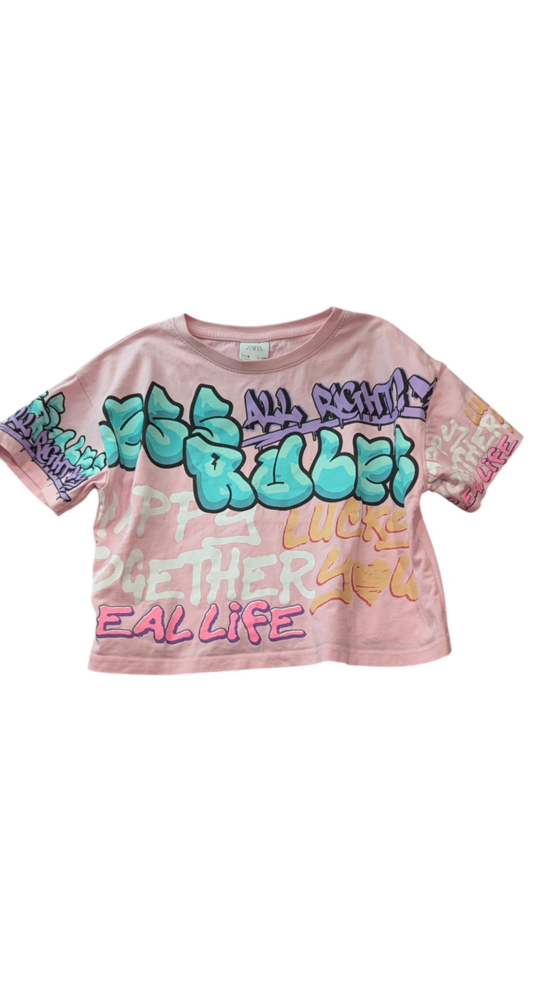 Zara T-Shirt, Pink, 8