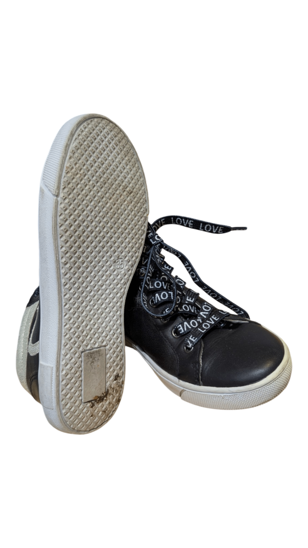Ciao Shoes, Black and White, US 4/EUR 35