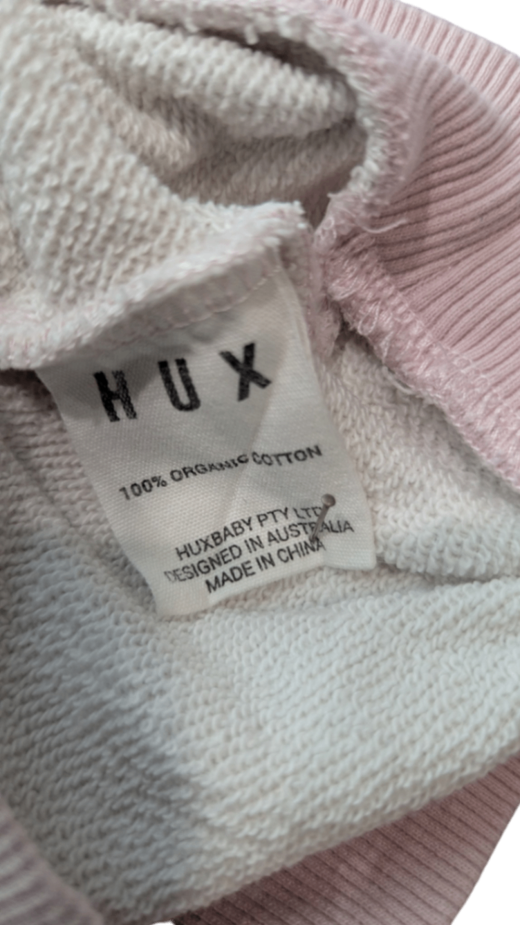 Hux Jumper, Pastel tie-dye mint, yellow and blush with lilac trim, Unknown