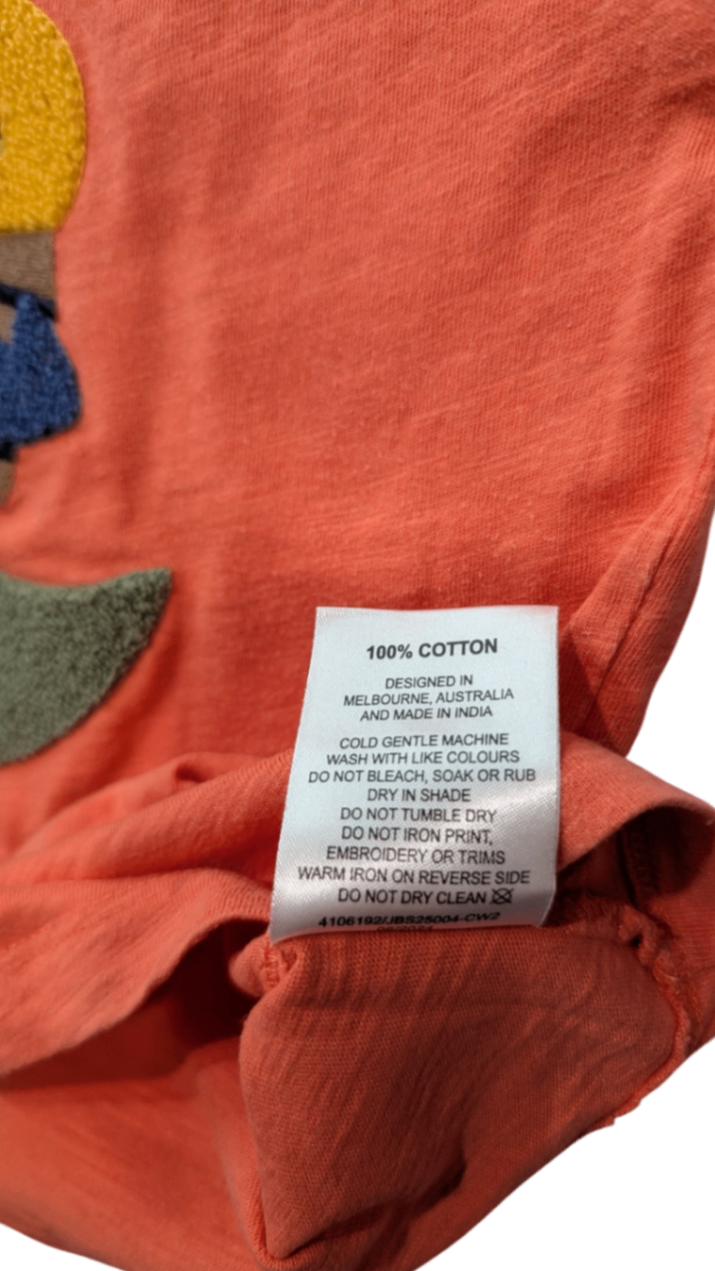Jack & Milly T-Shirt, Orange, 4
