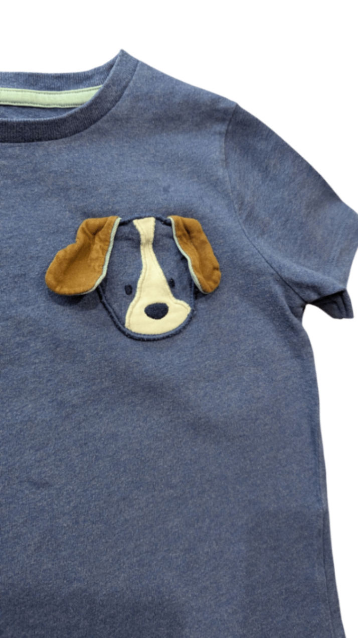Mini Boden T-Shirt, Blue, 4-5
