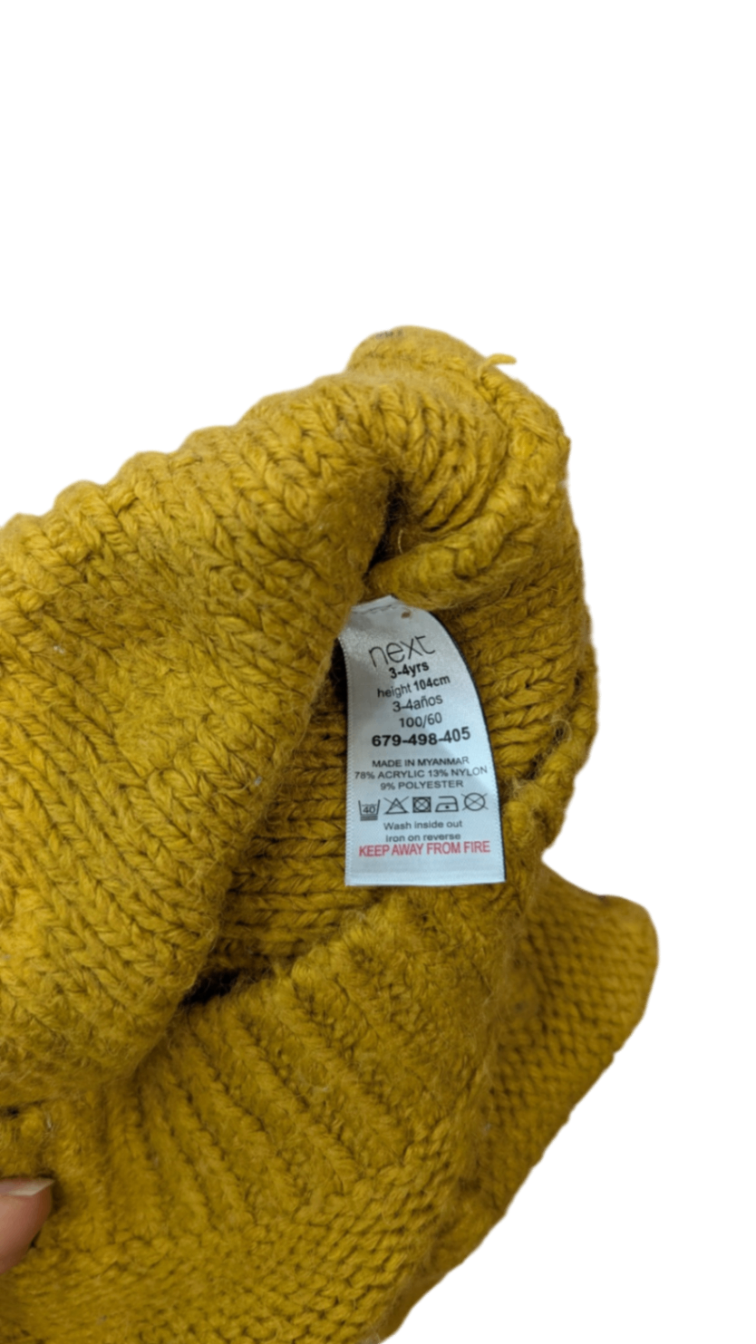 Next Knitwear, Mustard, 3-4
