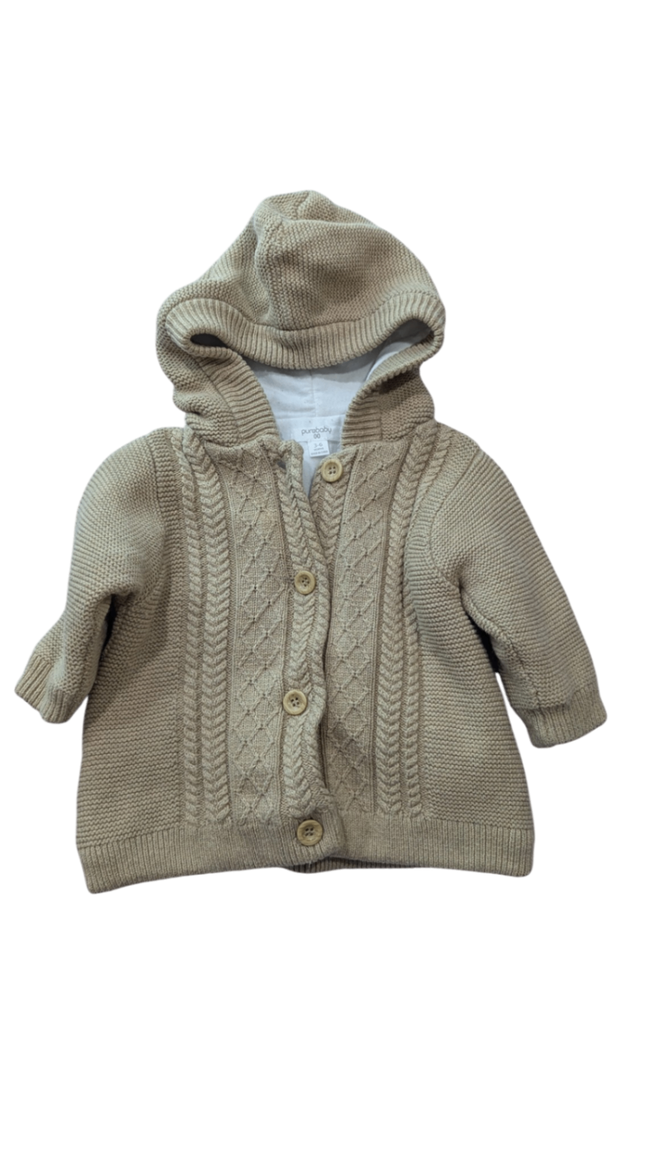 Purebaby Knitwear, Beige, 00