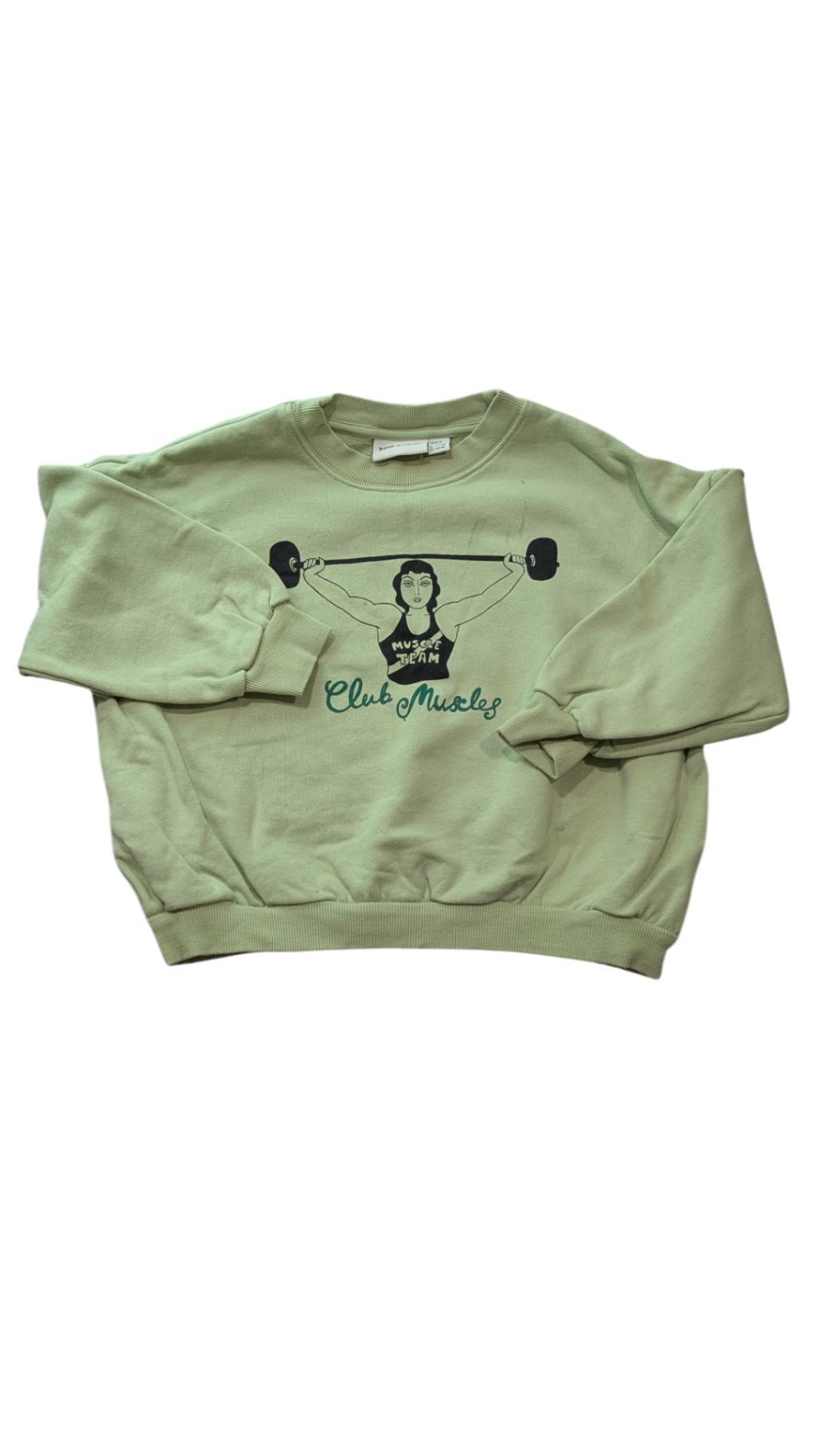 Mini Rodini Jumper, Light Green, 5-7Y