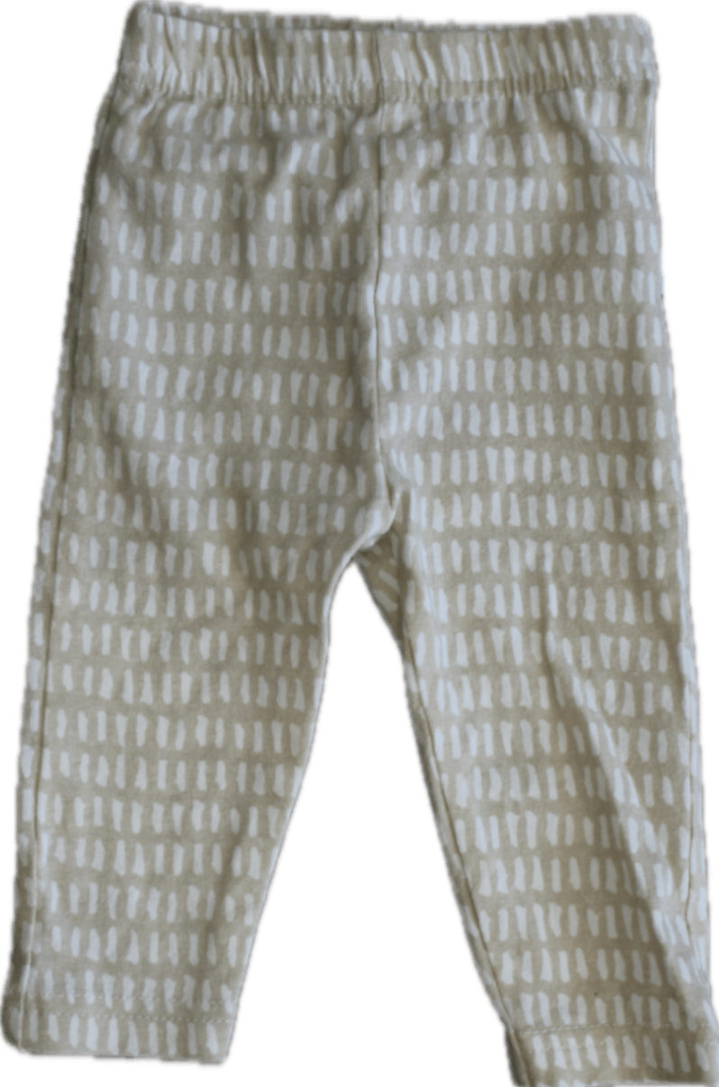 Bilbi Leggings, Beige and white, 000