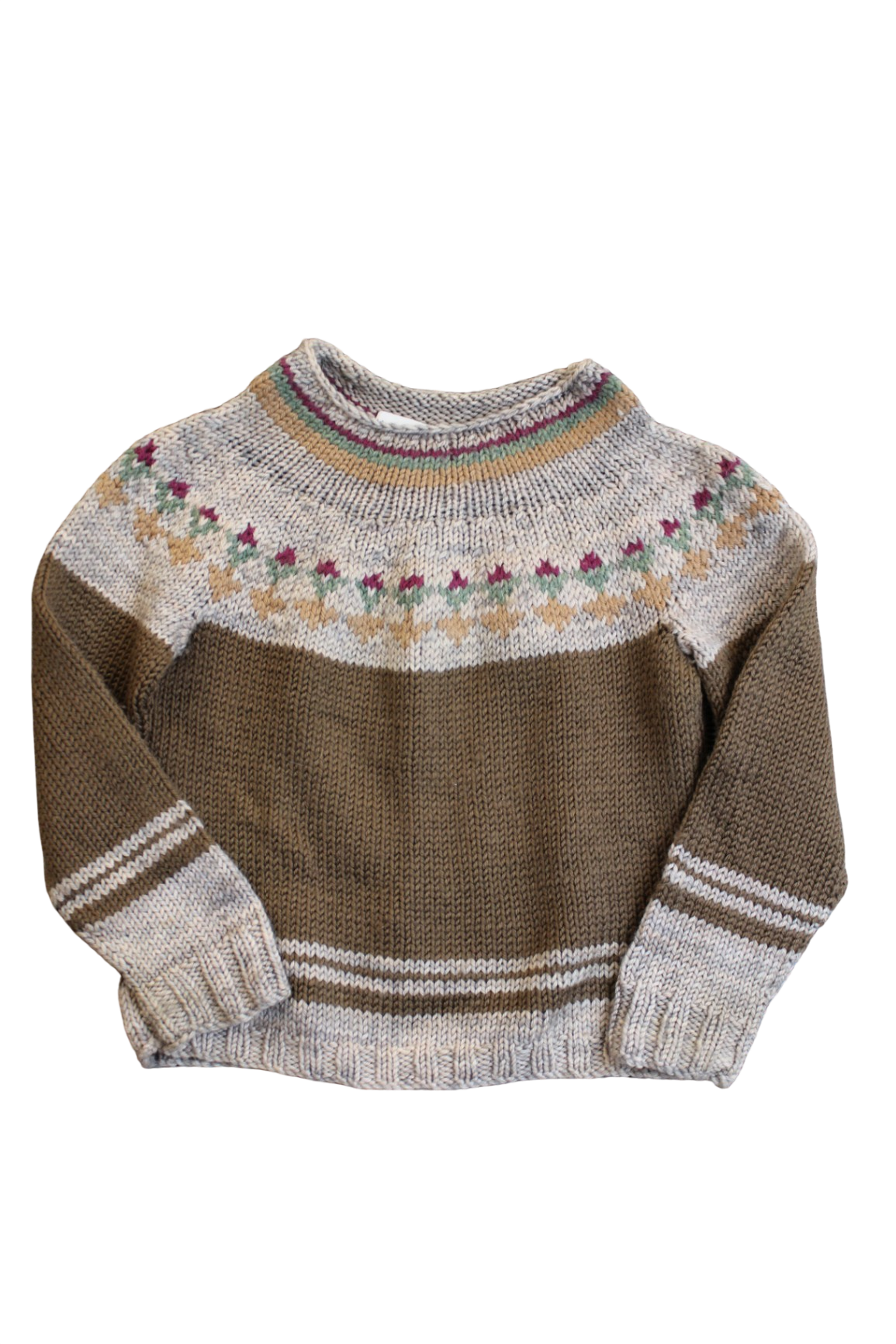 Hubert Schnider Knit Jumper, Brown, beige and multicoloured, 2?