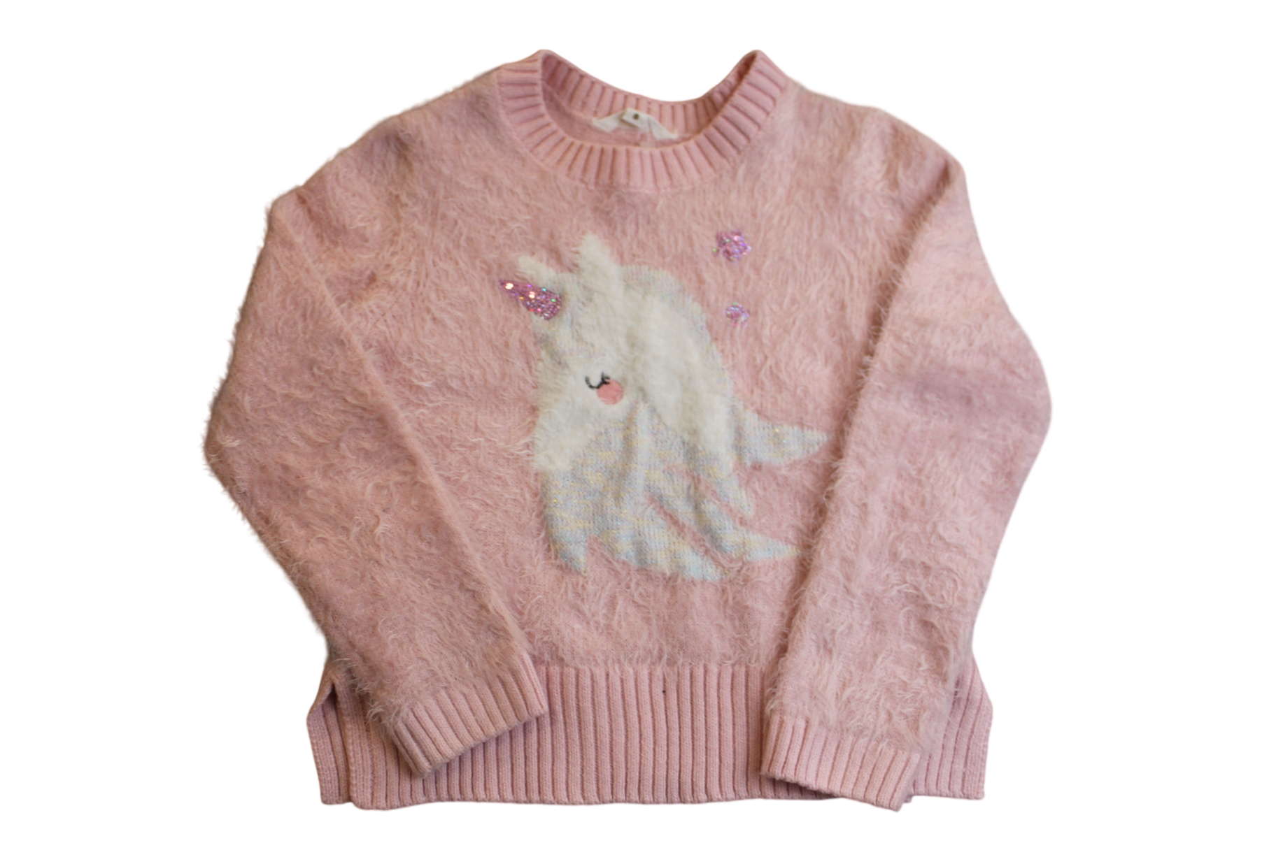 Milkshake Jumper, Pink/Unicorn , 8