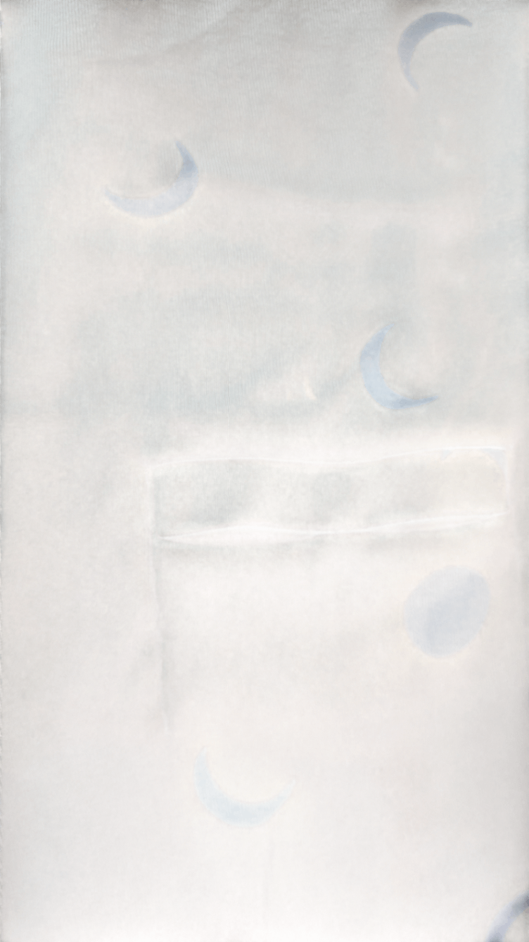 Nature Baby Sleeping Bag, Light Blue w Moon Print, 0-24M