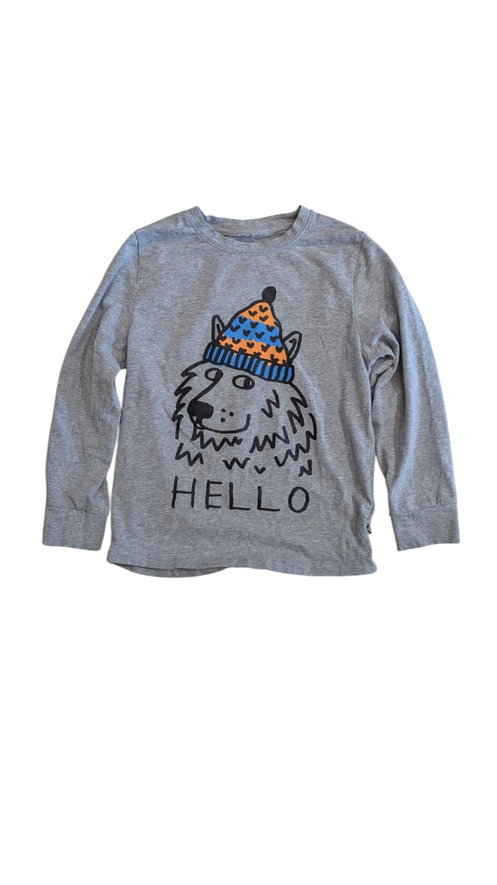 Minti Long-Sleeve T-Shirt, Grey, 6