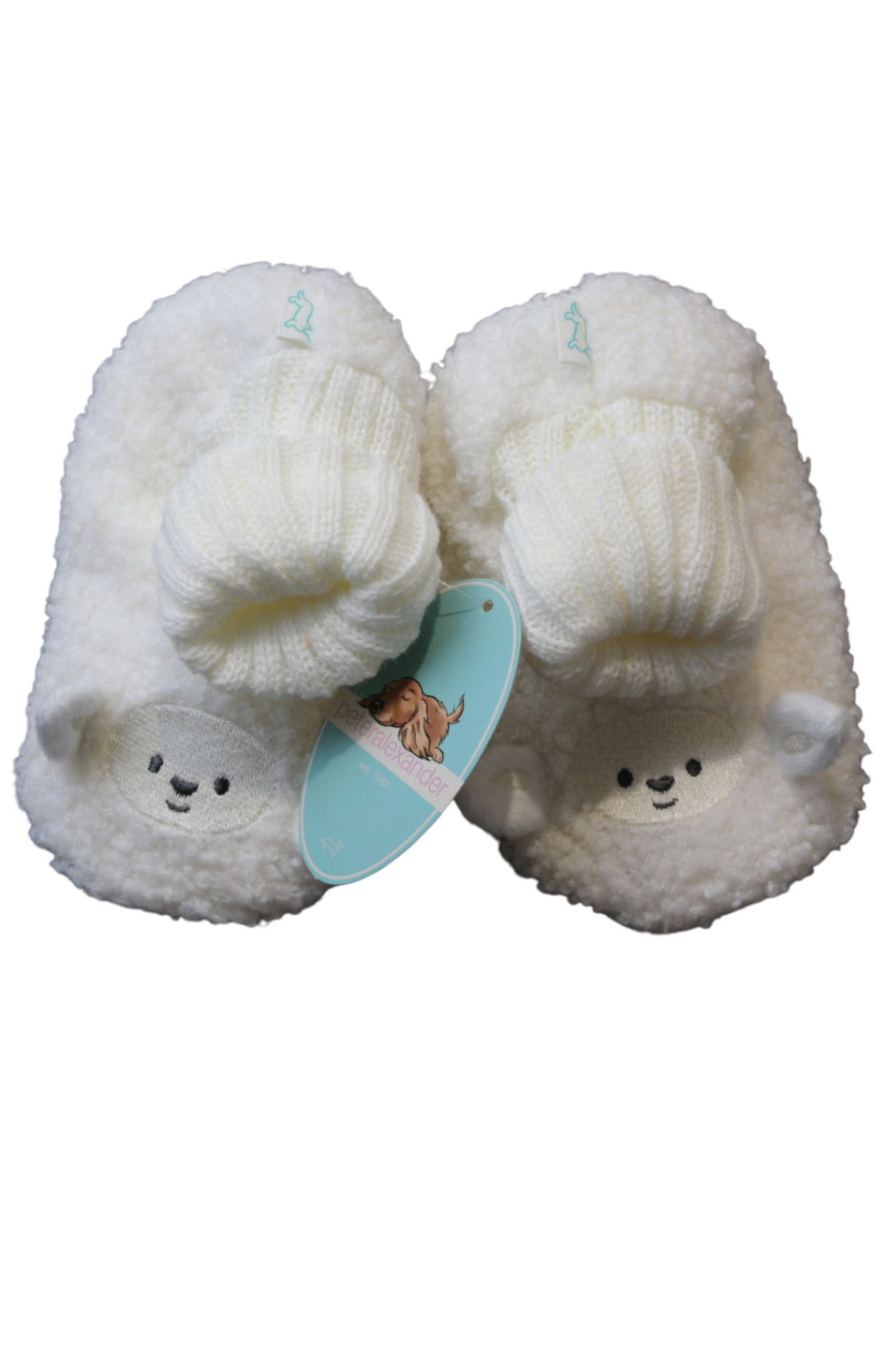 Peter Alexander Booties, White, 18-24 mths