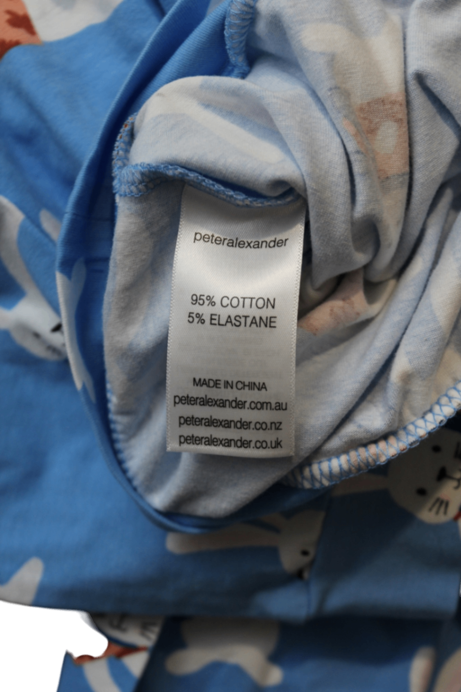 Peter Alexander Pajama Set, Blue, 6