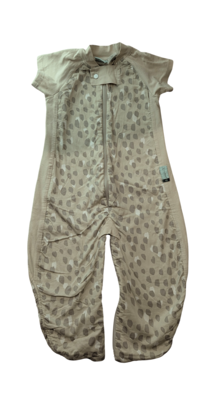 ergopouch Sleeping Bag, Leopard Print Beige, 2-12M, 1.0 TOG