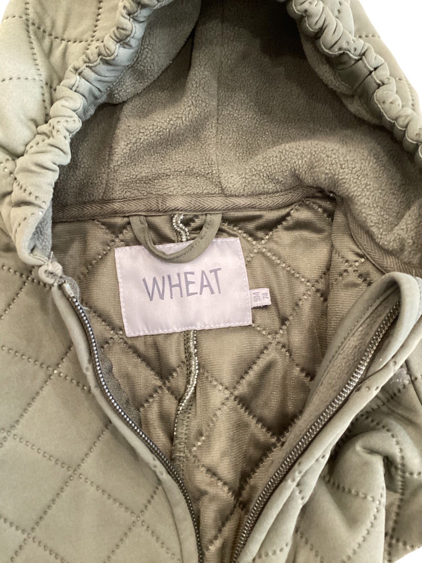 Wheat Snugglesuit, Olive Green, 9m