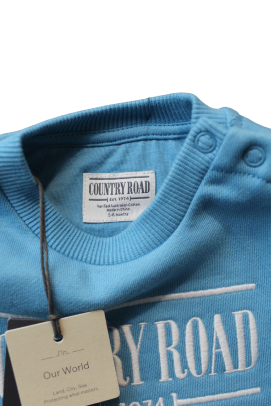Country Road Jumper, Light Blue, 3-6 months