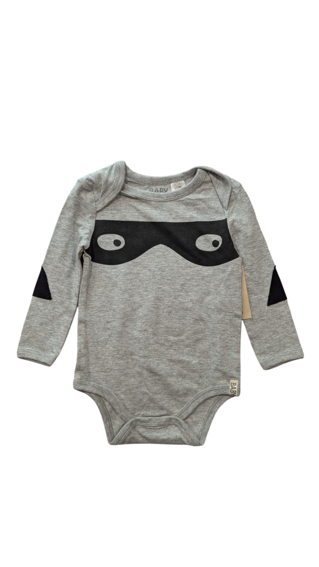 Cotton On Bodysuit, Grey, 0