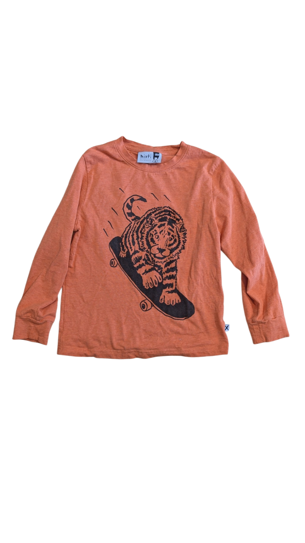 Minti Long-Sleeve T-Shirt, Orange, 6