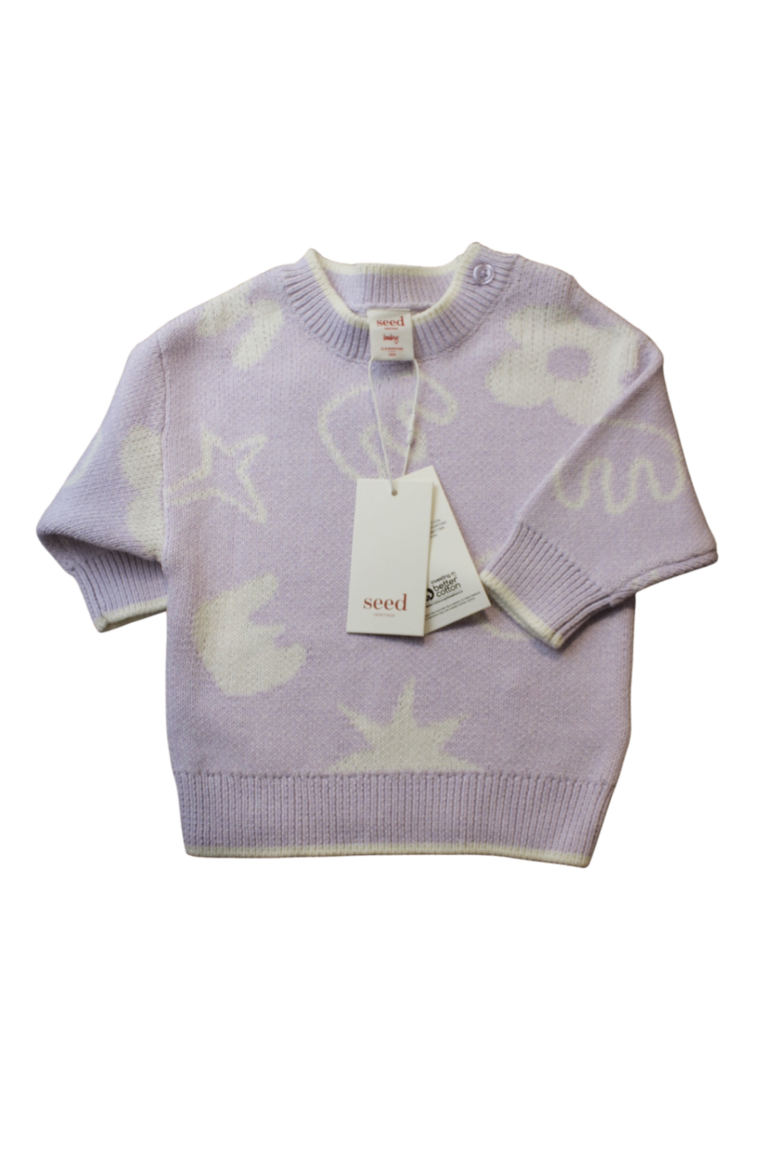 Seed Heritage Jumper, Lavender, 000