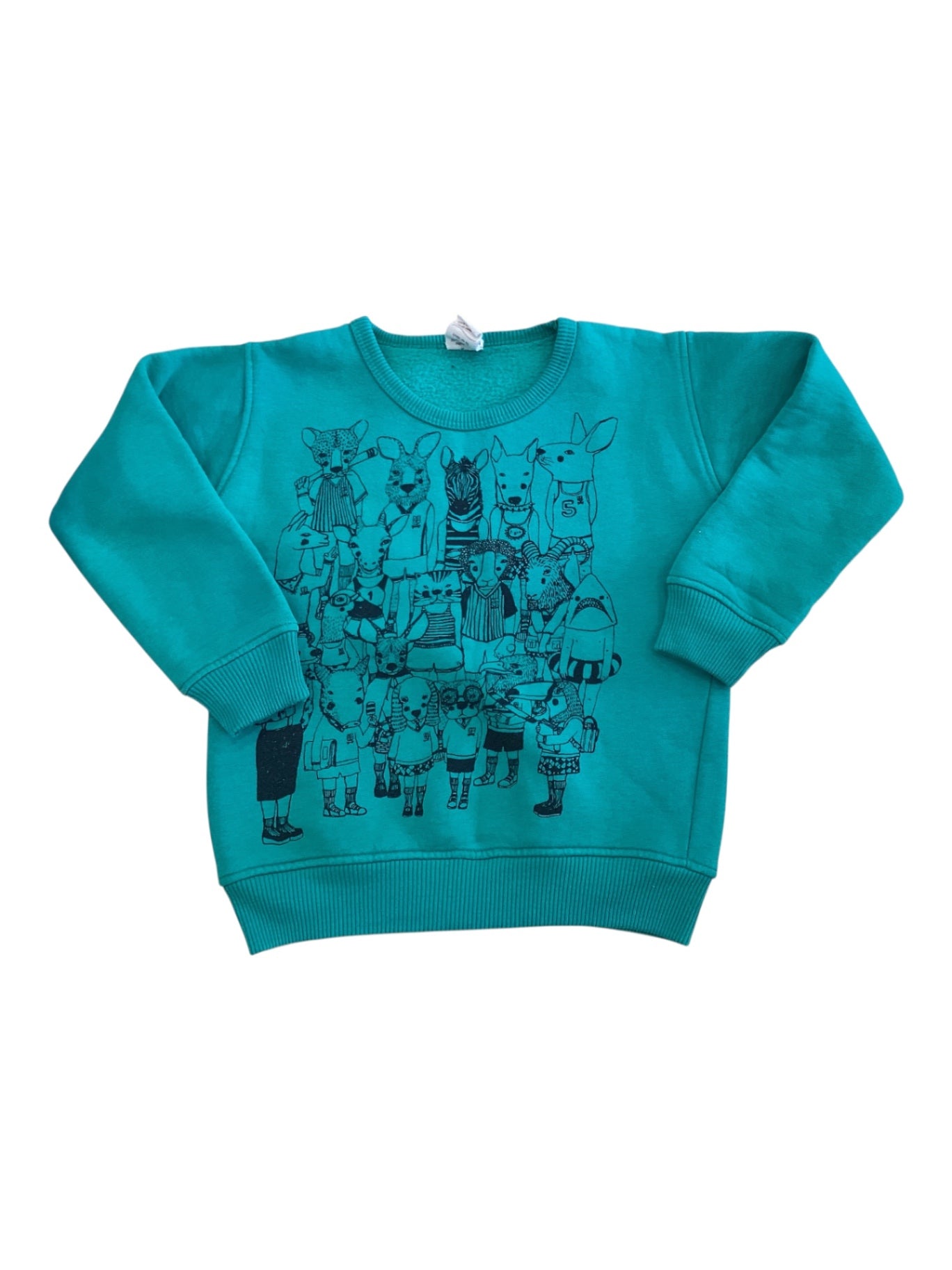 Monster Threads Jumper, Turquoise, 4
