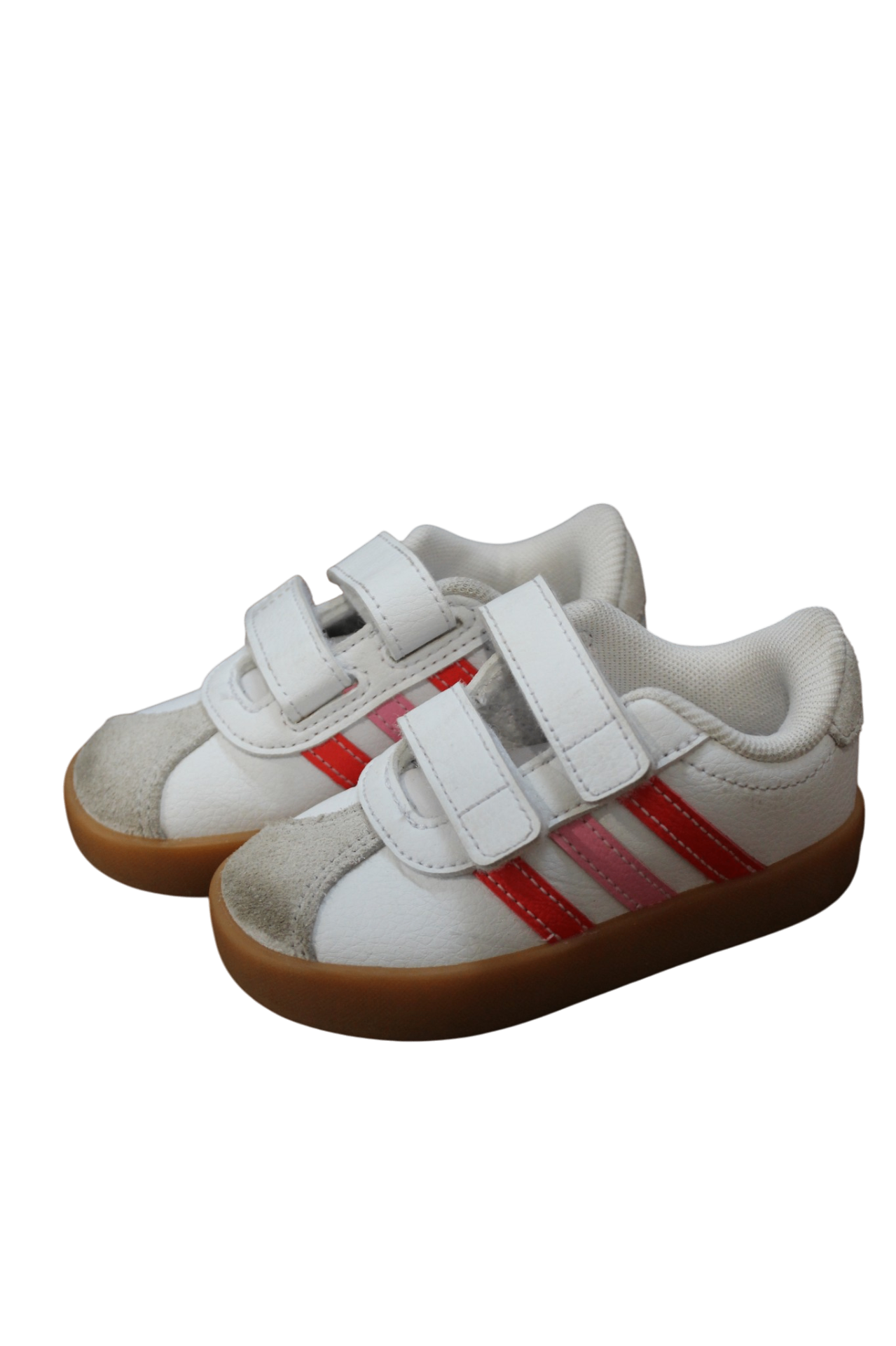 Adidas Sneakers, White/pink, US 5/EUR 21