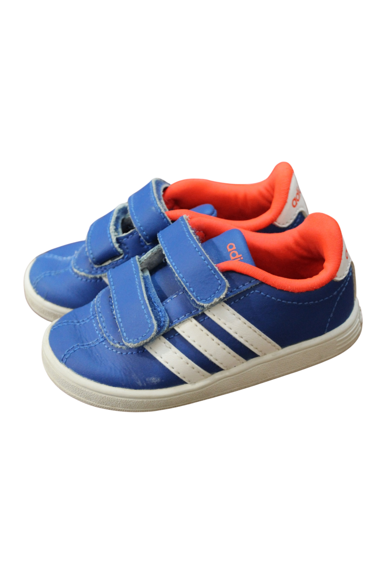 Adidas Sneakers, Blue/fluro, US 5.5/EUR 21